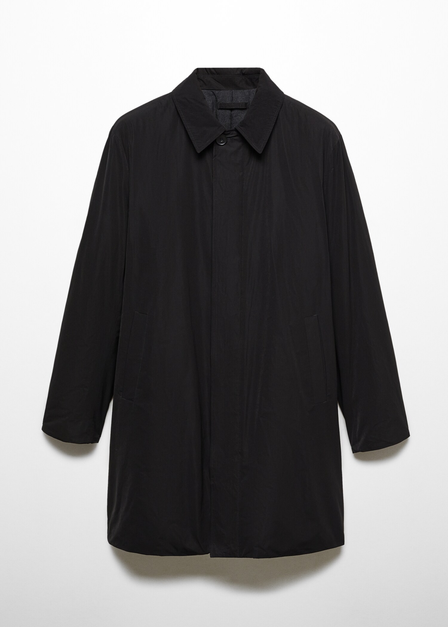 Water-repellent quilted trench coat - Article without model