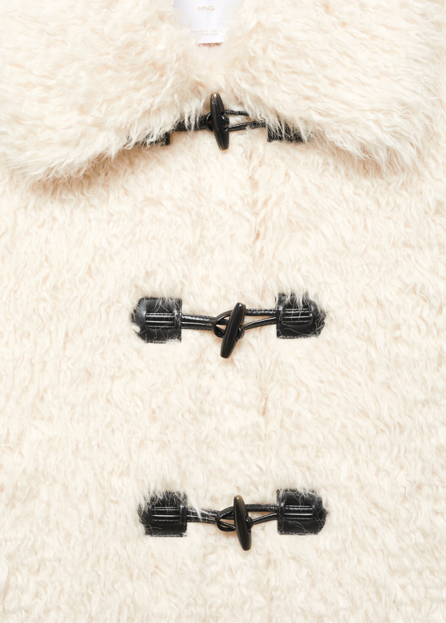 Fur-effect midi-coat - Details of the article 8