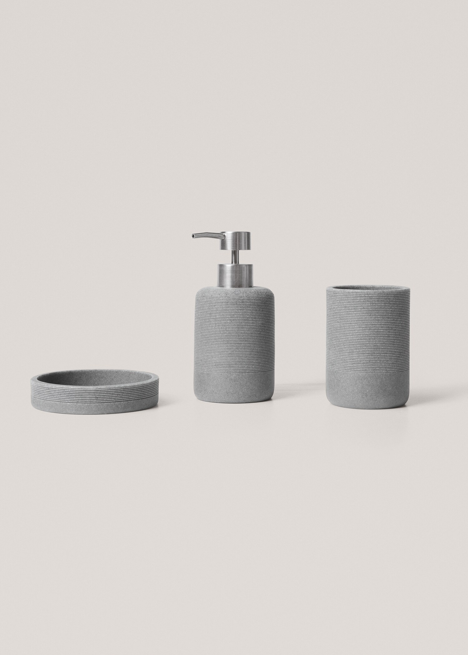 Gobelet de salle de bain texturé rayures - Détail de l'article 3