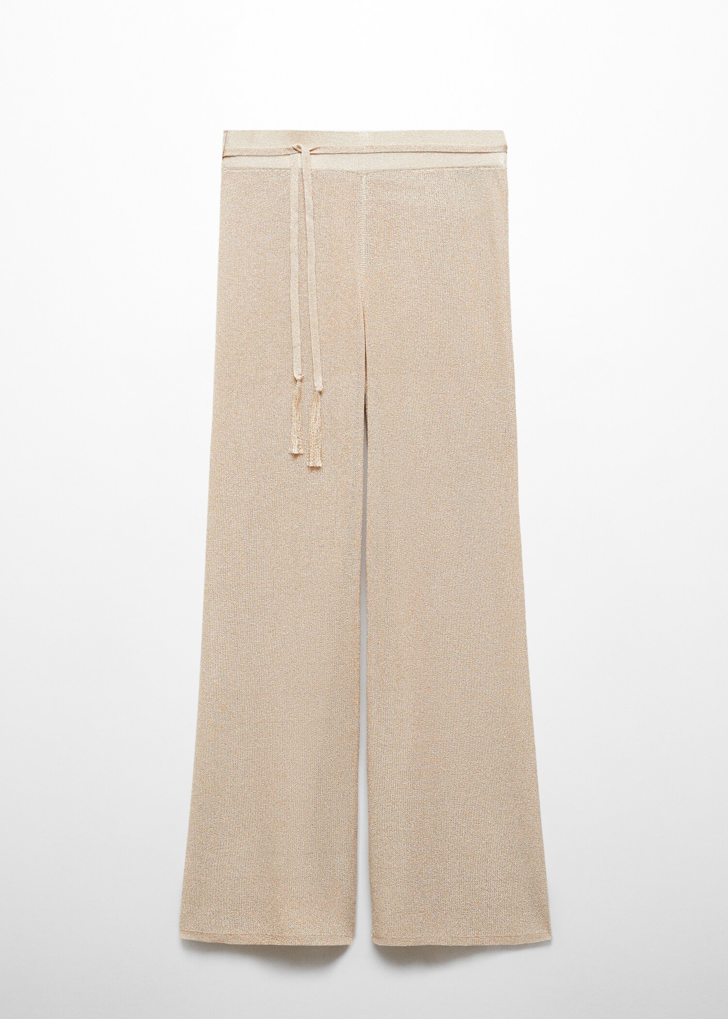 Pantalón acampanado punto lúrex - Artículo sin modelo