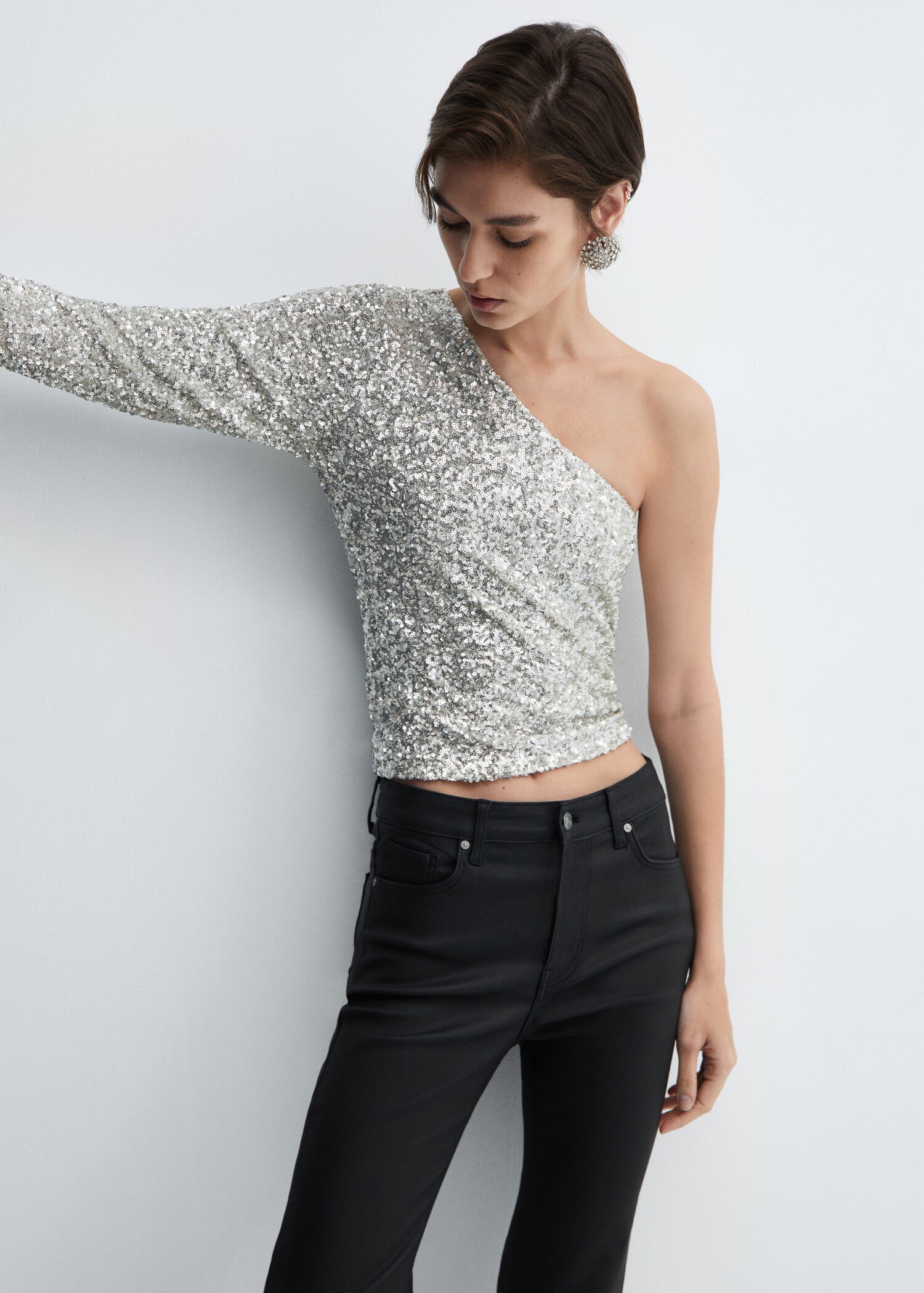 Jean Sienna flare crop enduit - Détail de l'article 2