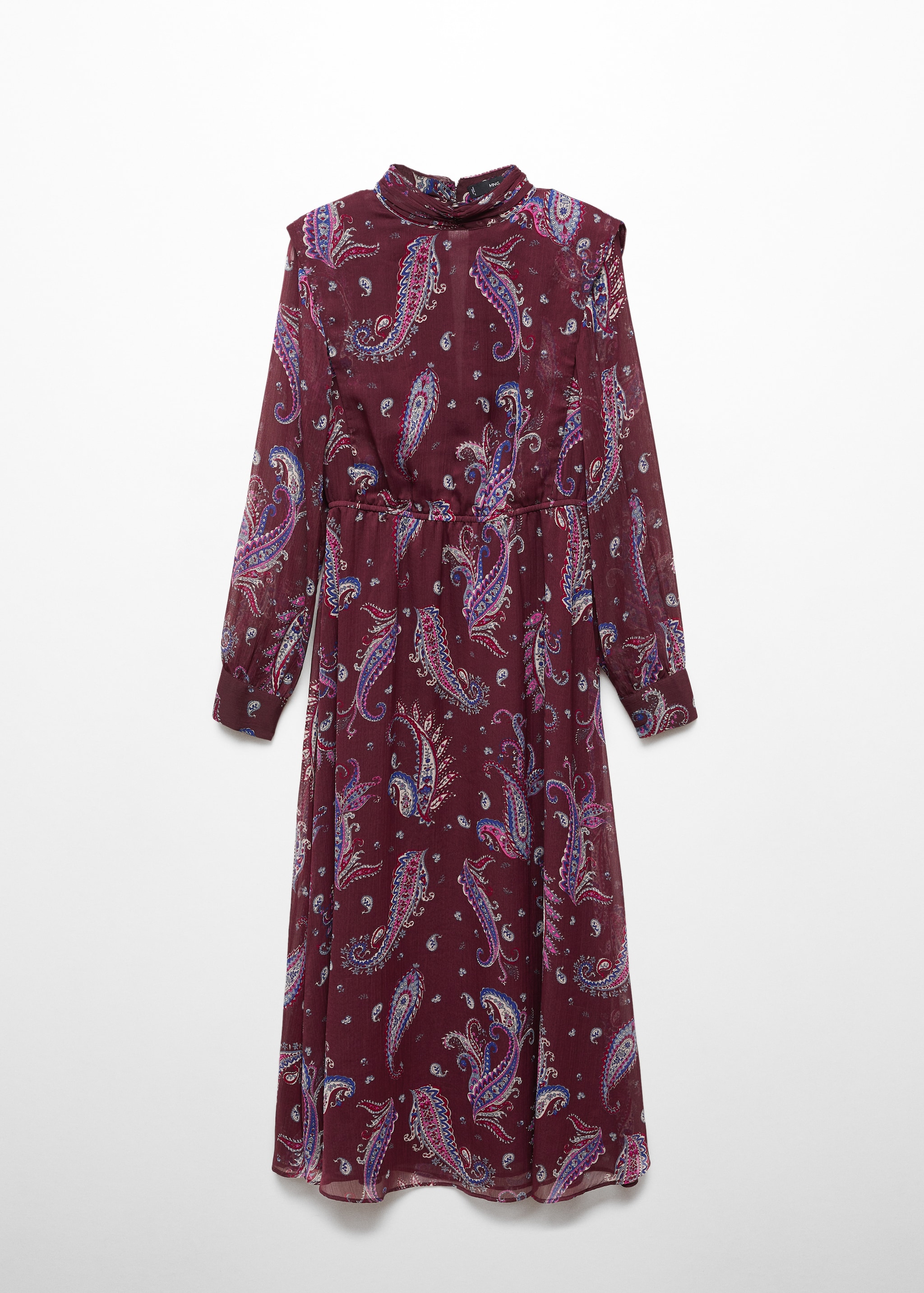 Flowy paisley-print dress - Article without model