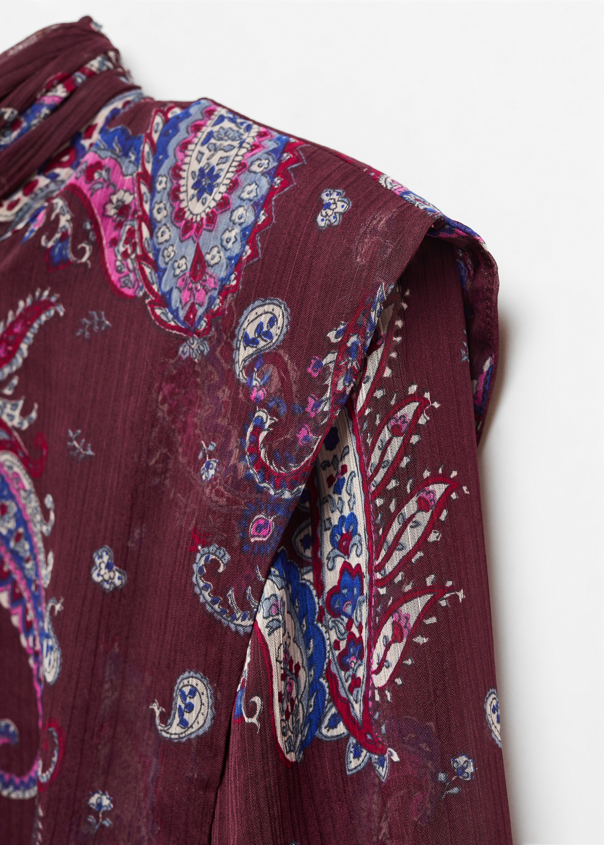 Flowy paisley-print dress - Details of the article 8