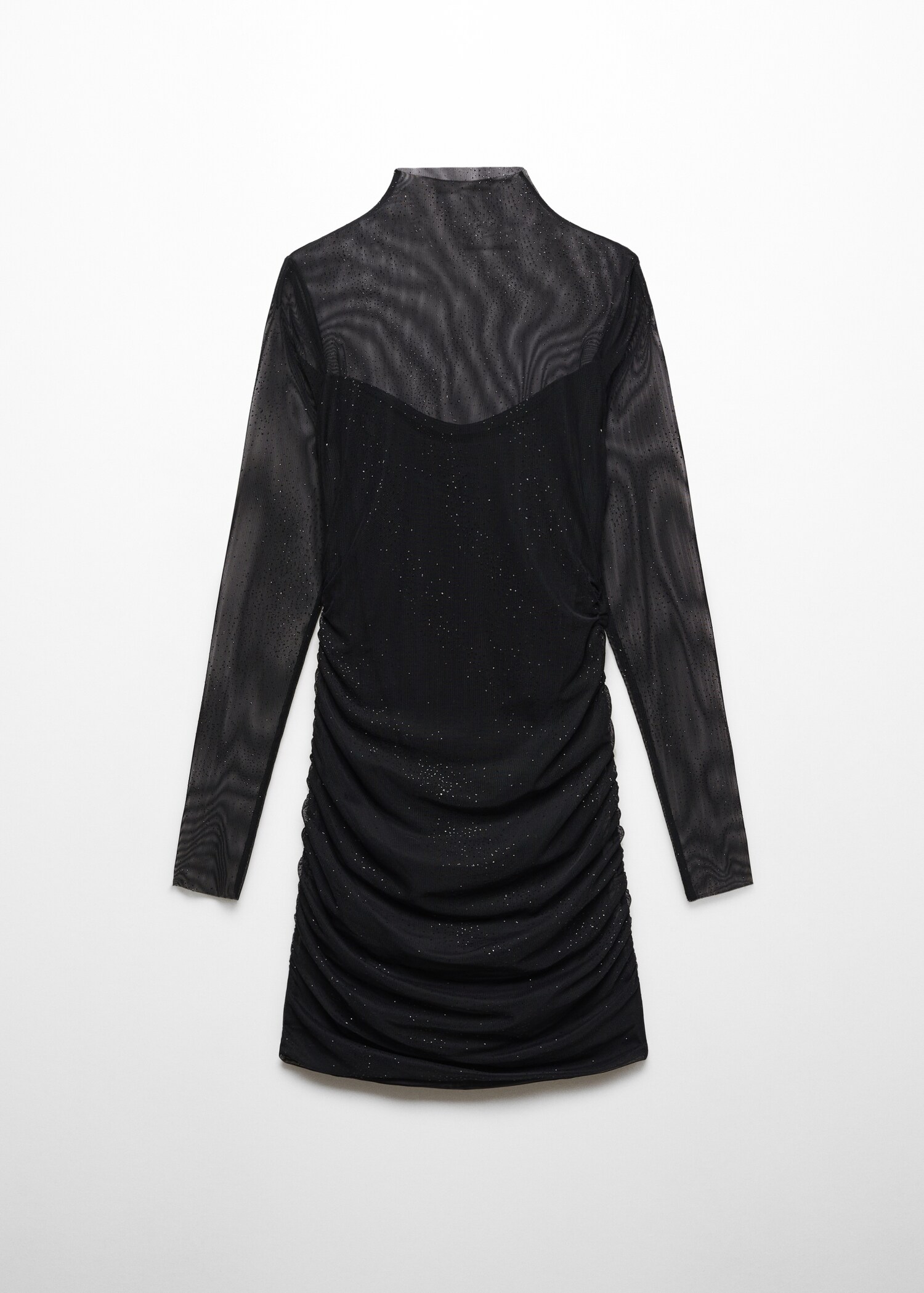 Draped shiny dress - Article without model