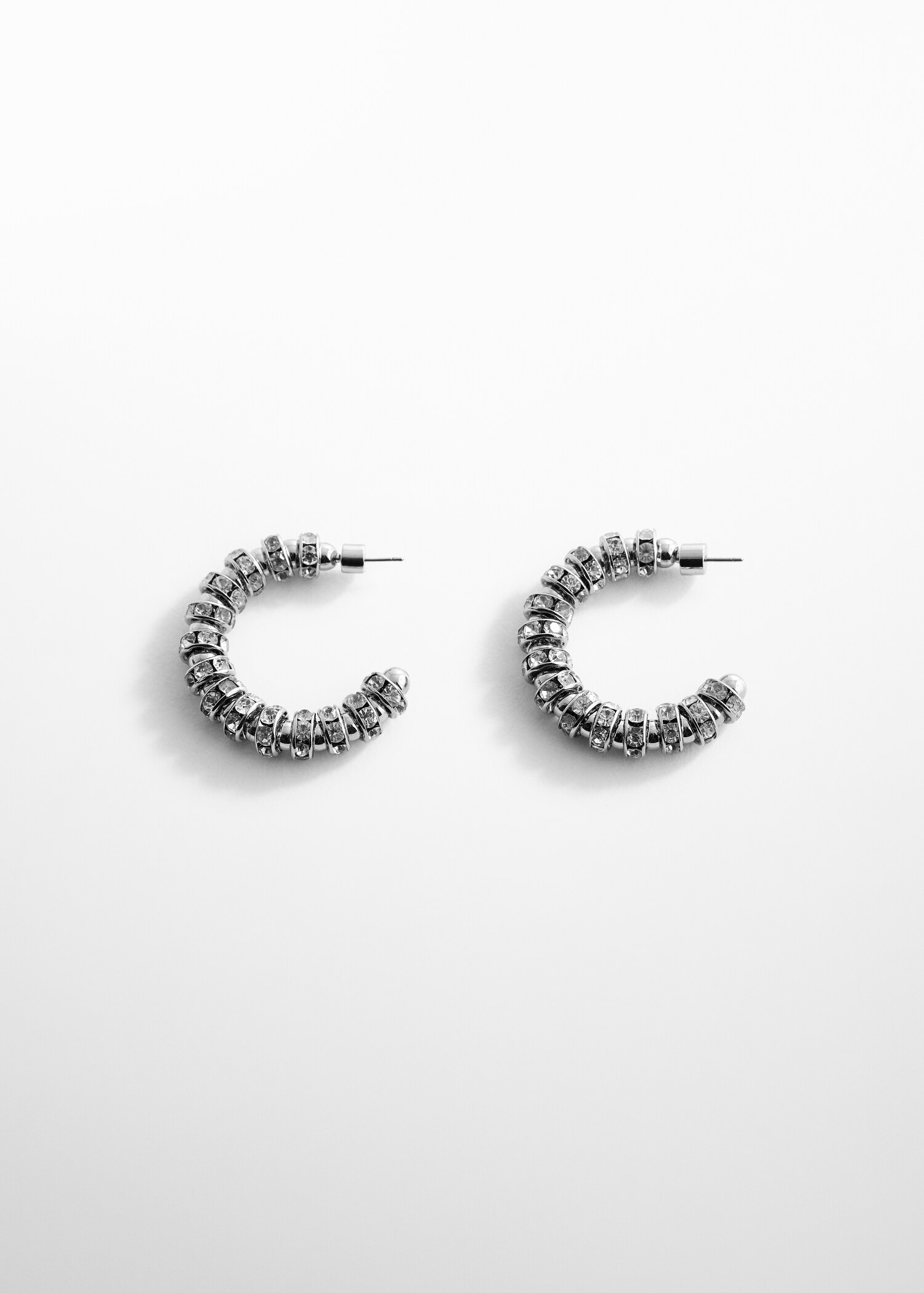 Hoops crystal earrings - Article without model
