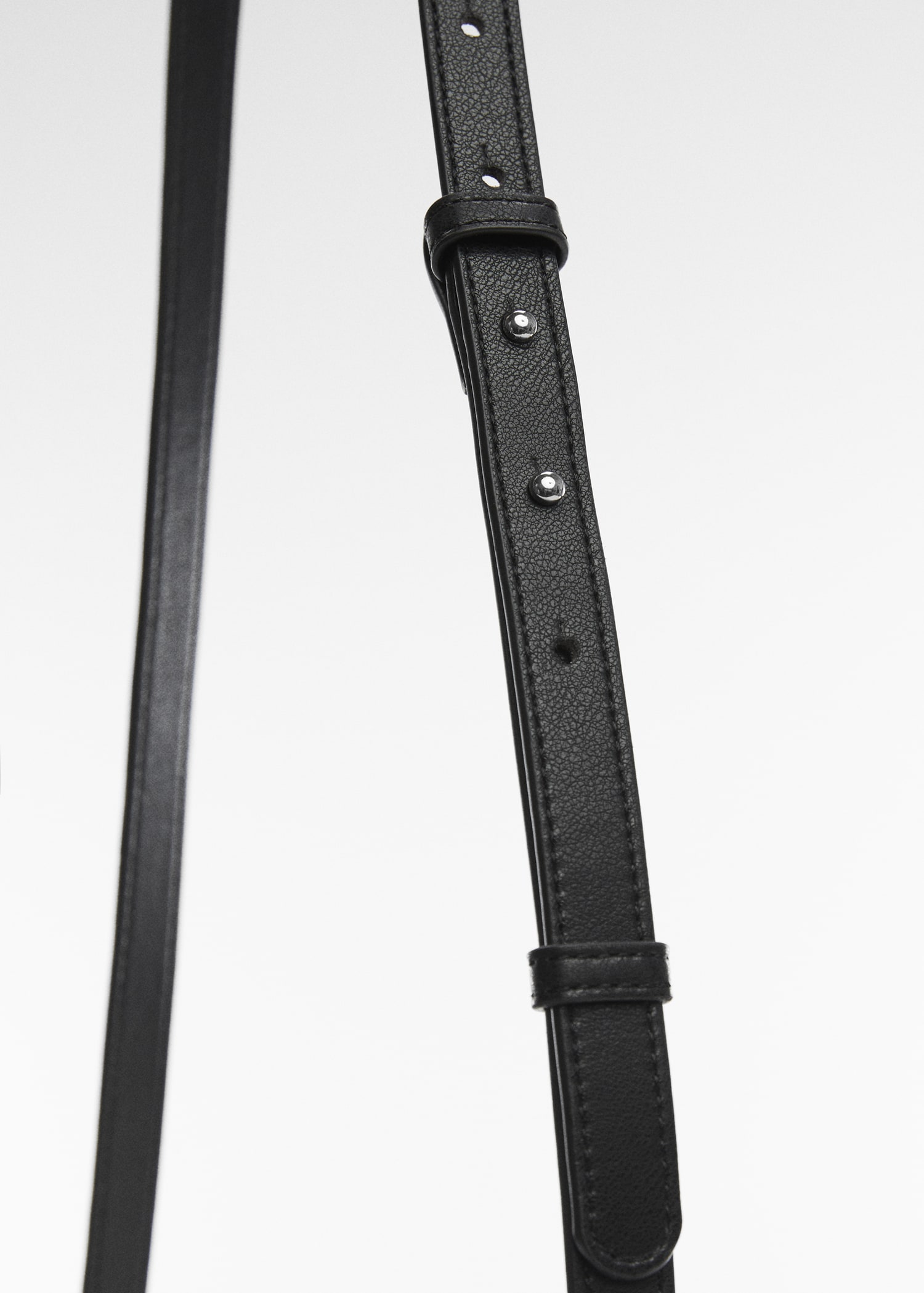 Quilted bag with buckle