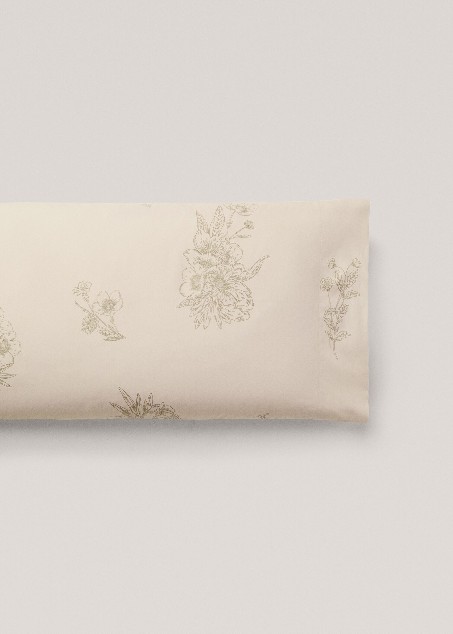 Taie d’oreiller motif fleuri 45x110 cm - Article sans modèle