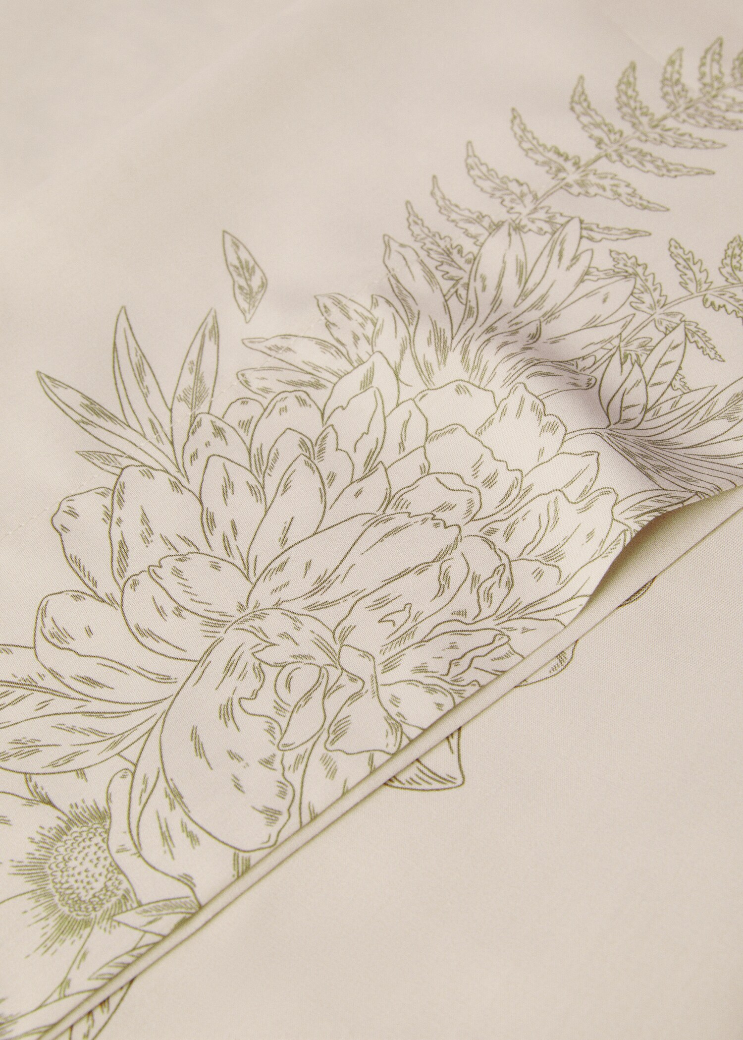 Taie d’oreiller motif fleuri 45x110 cm - Détail de l'article 2
