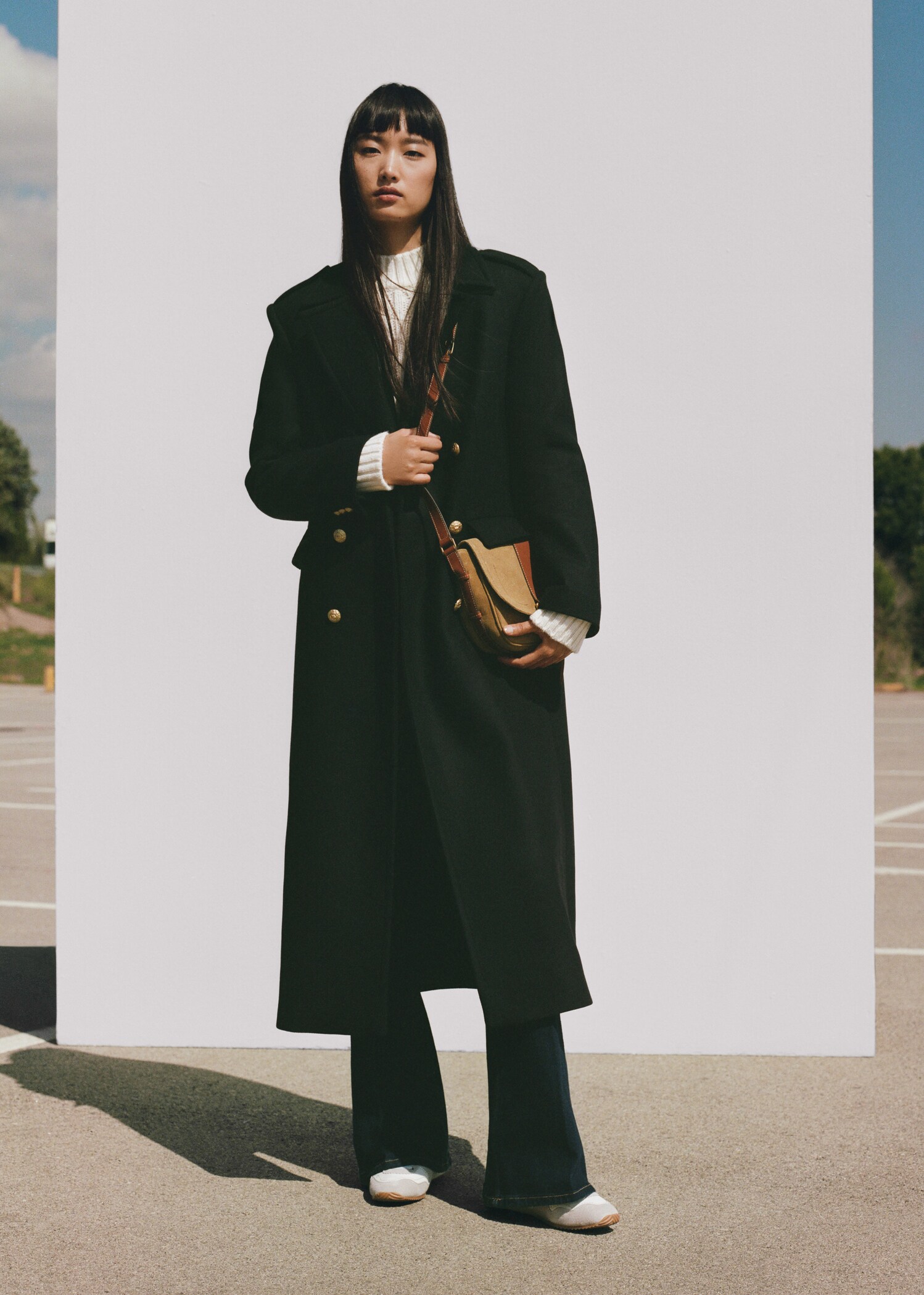 Double-breasted wool coat - Details of the article 7