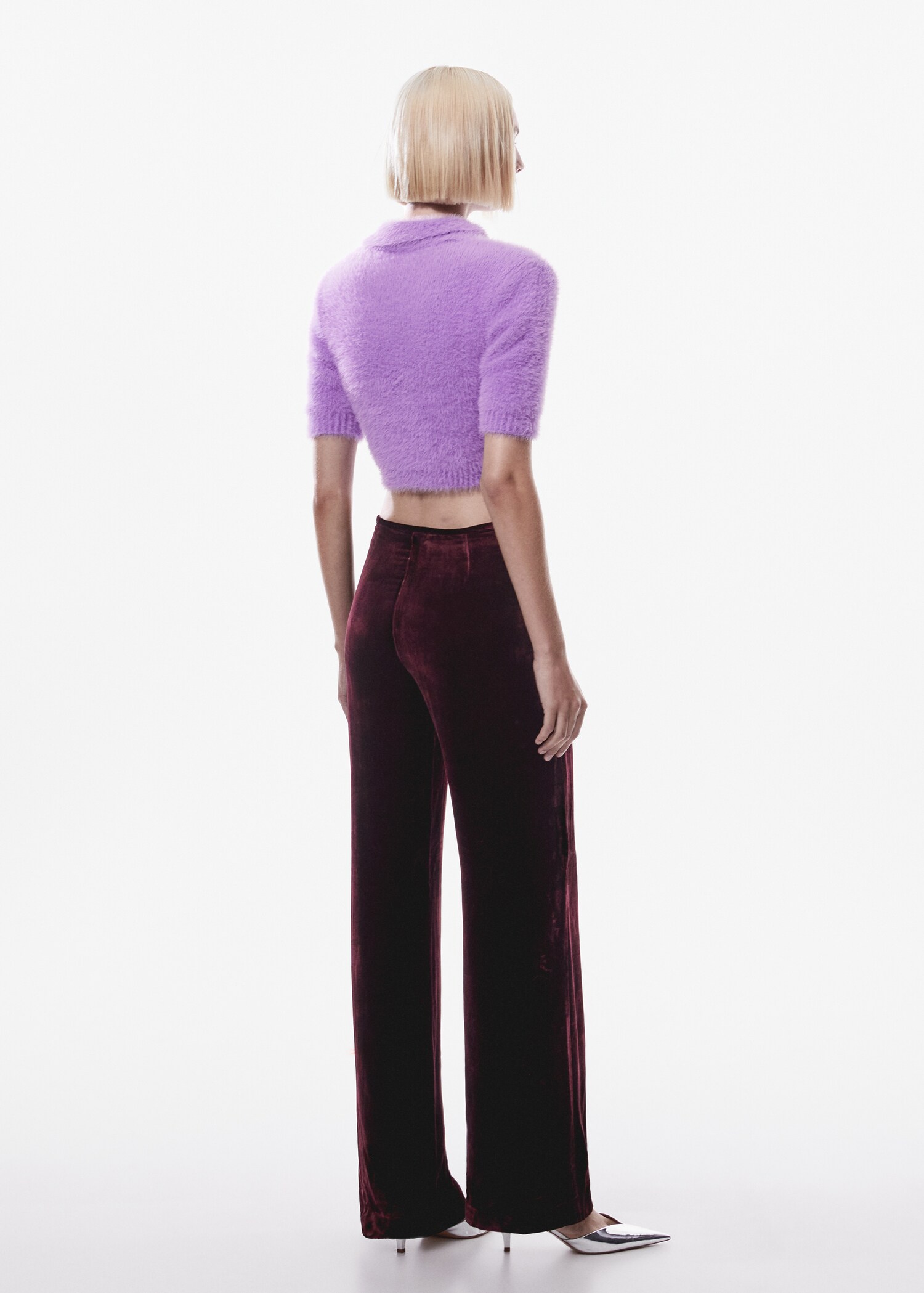 Pantalón terciopelo acampanado - Reverso del artículo