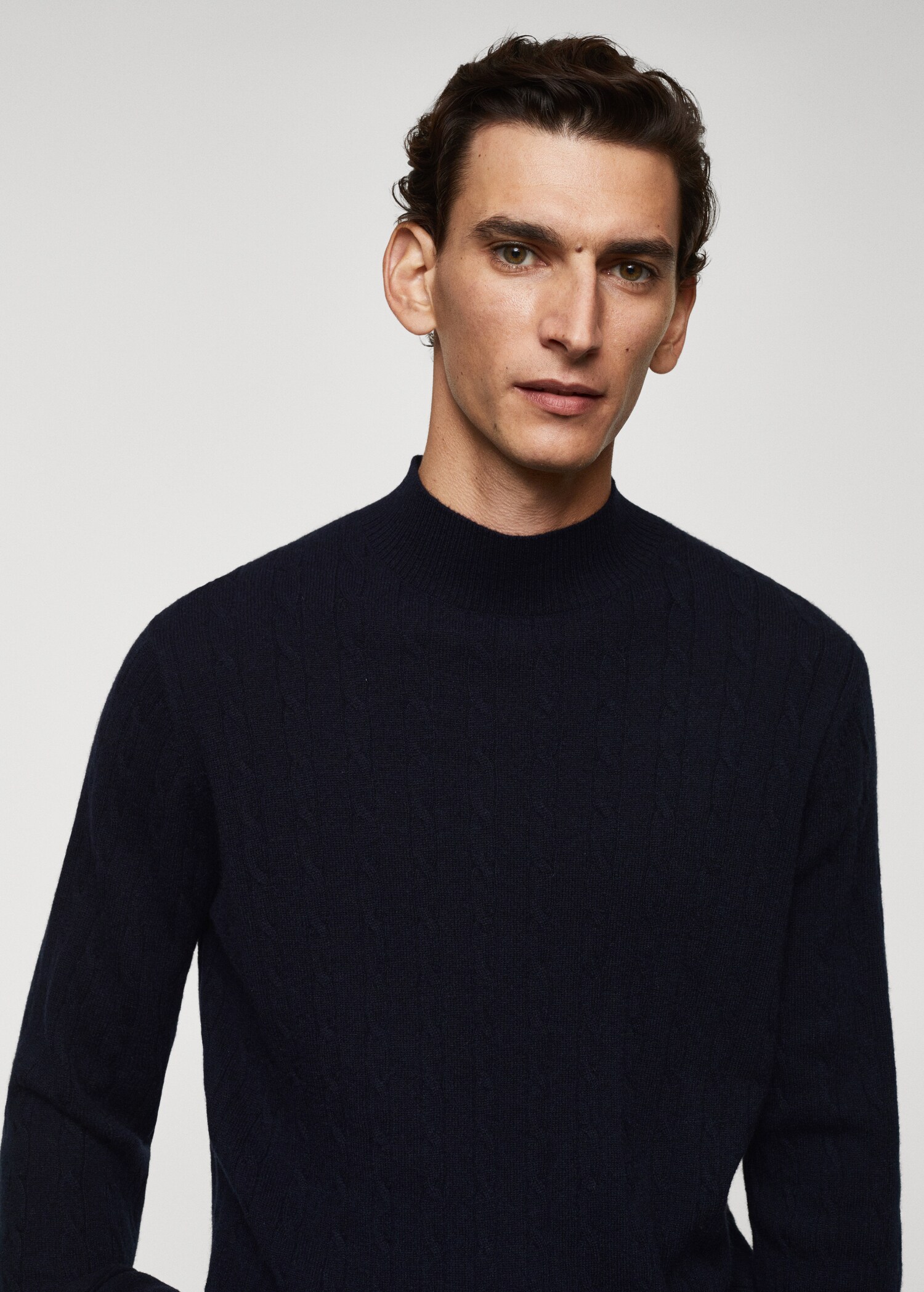 Jersey 100% cashmere trenzado - Detalle del artículo 1
