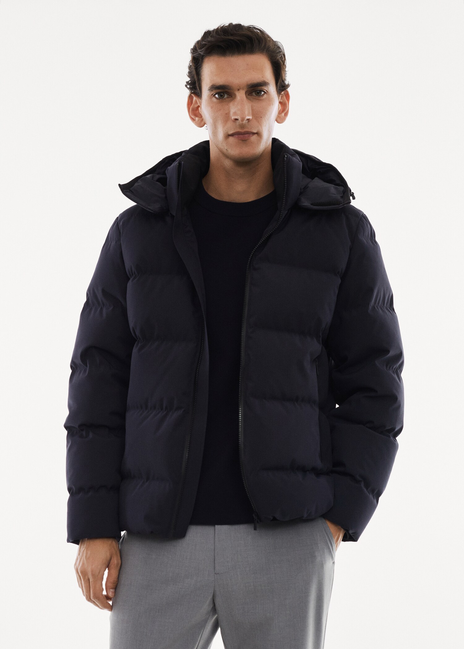 Water-repellent down anorak - Medium plane