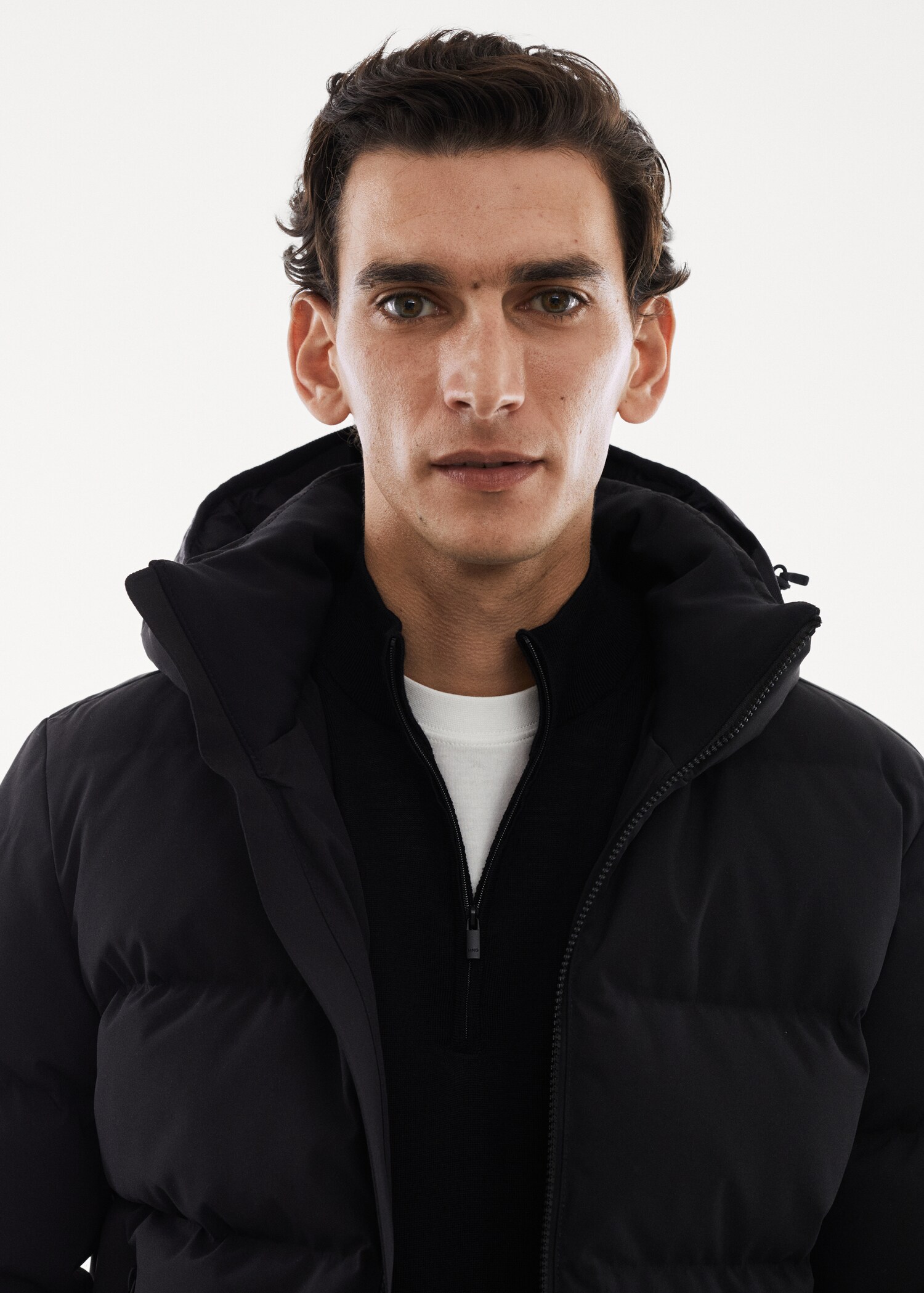 Water-repellent down anorak - Details of the article 1