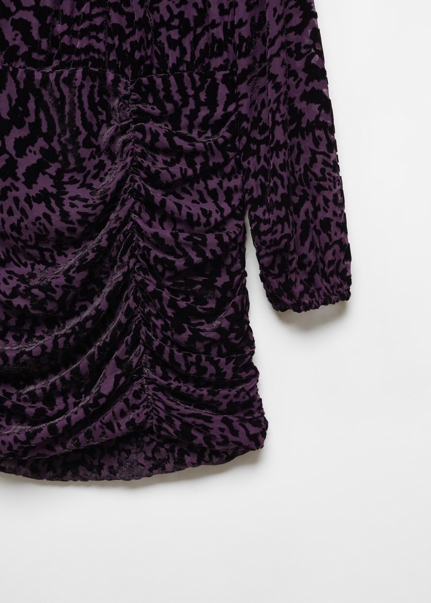 Animal print velvet dress - Детальніше про товар 8