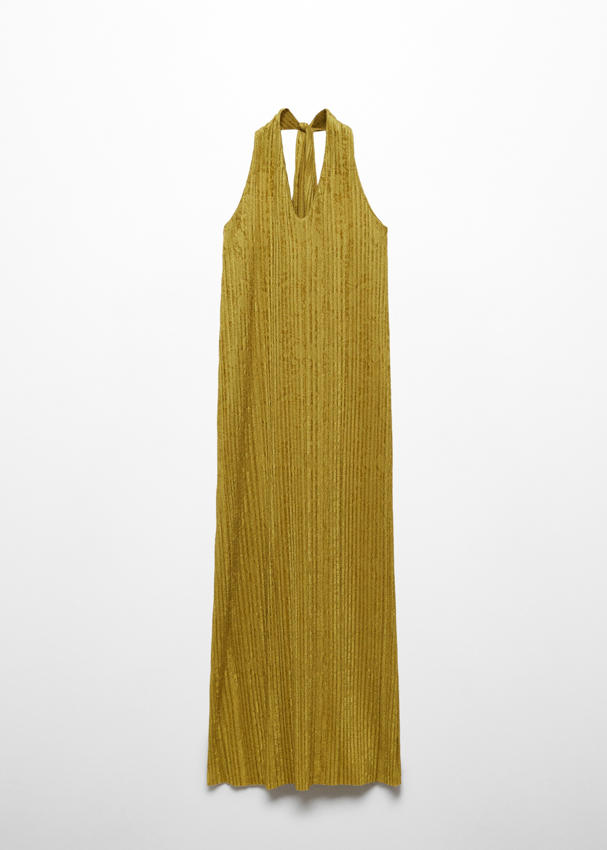 Vestido plisado espalda abierta - Artículo sin modelo