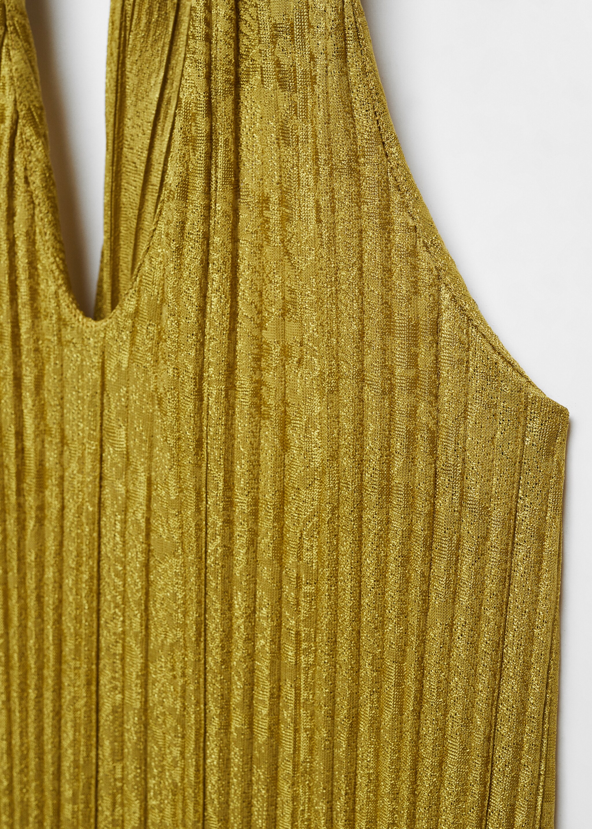 Vestido plisado espalda abierta - Detalle del artículo 8