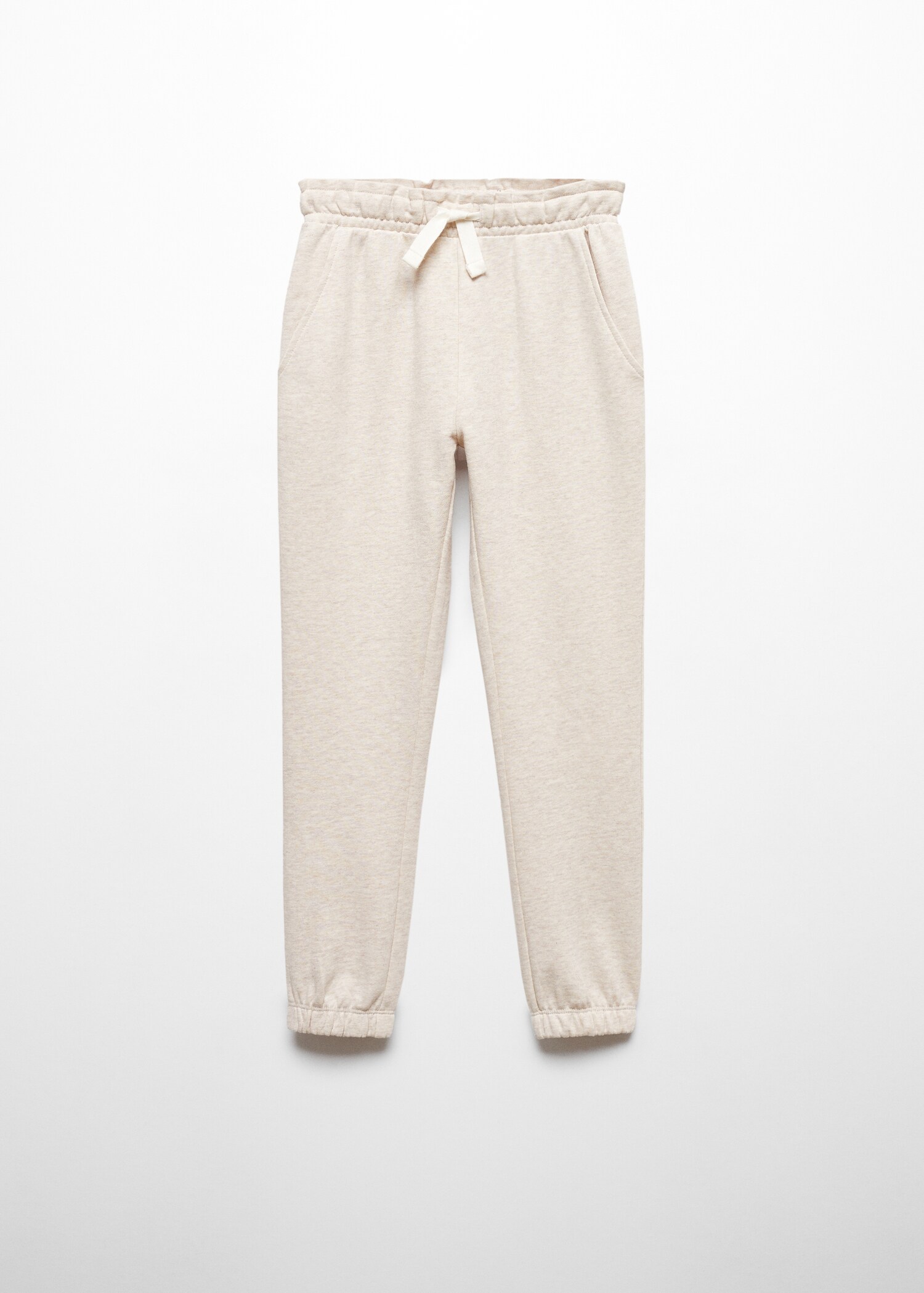 Cotton jogger-style trousers - Article without model