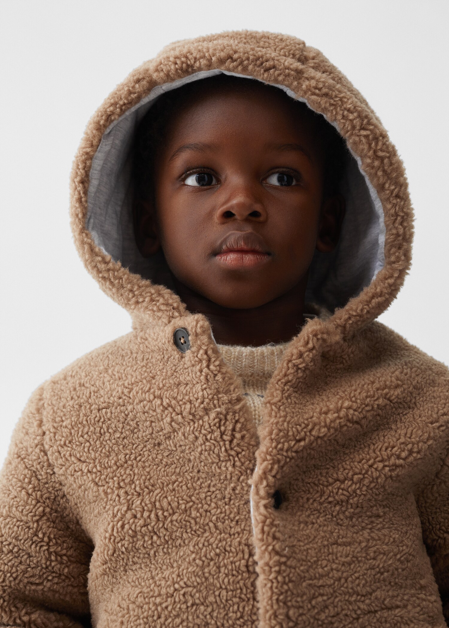 Faux shearling coat - Details of the article 1
