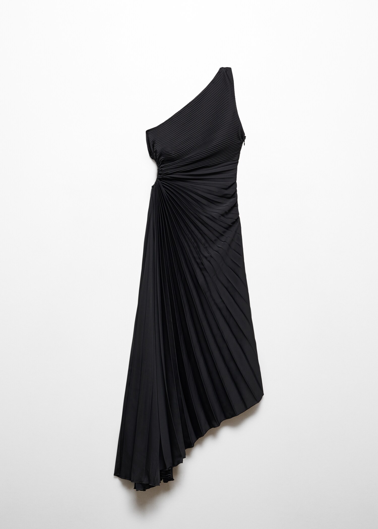  Vestido asimétrico plisado  - Artículo sin modelo