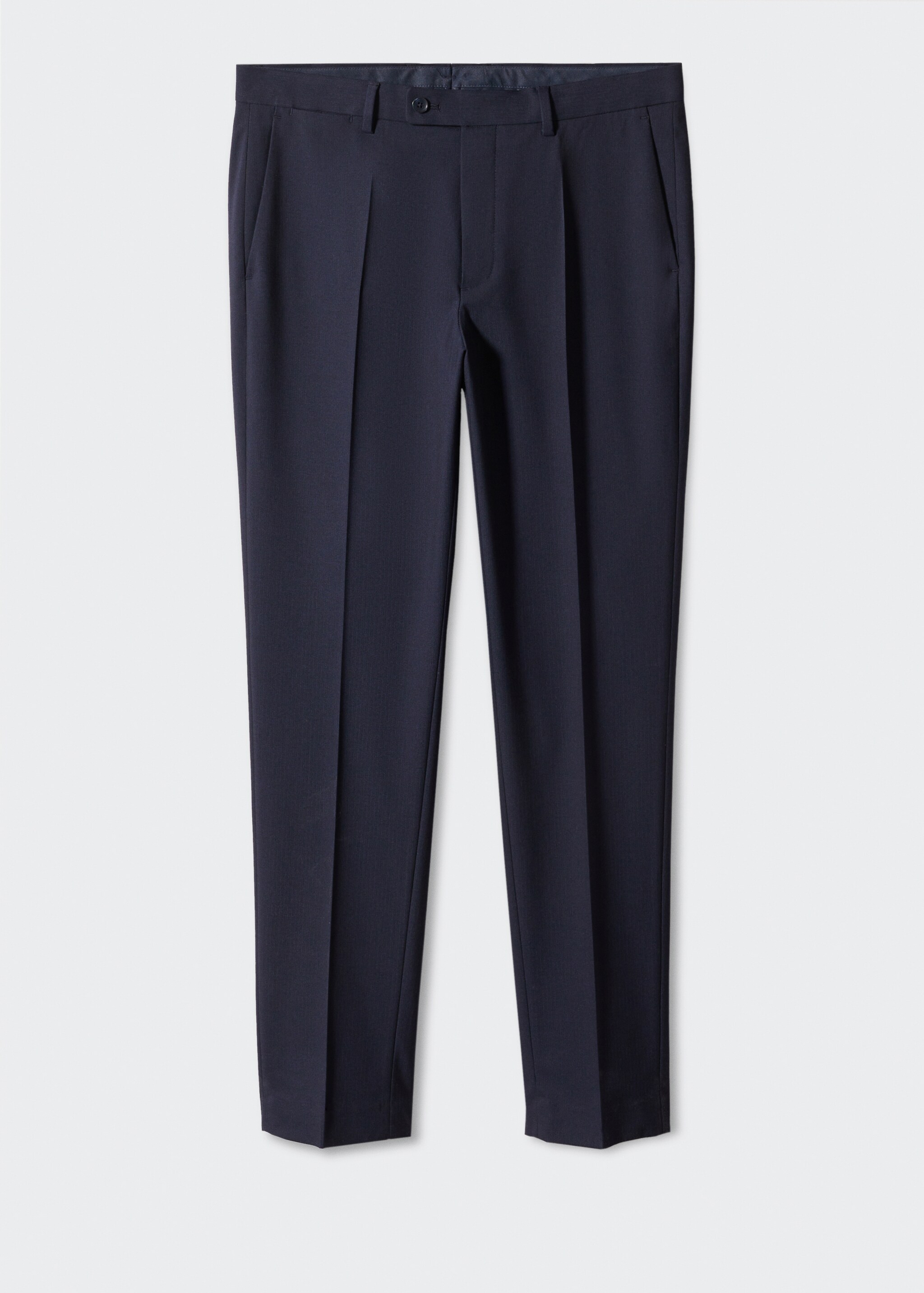 Stretch fabric slim-fit suit trousers - Article without model