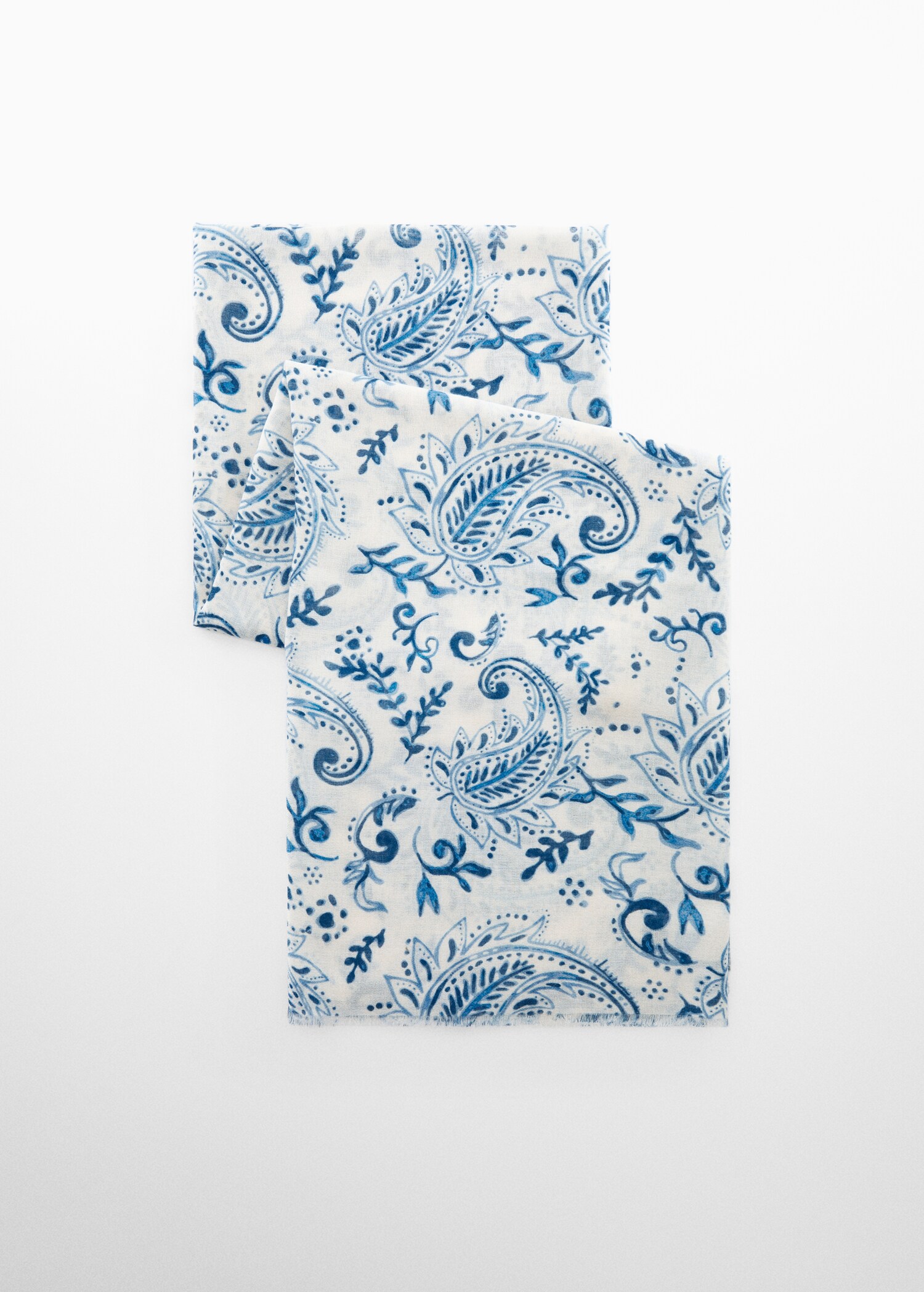 Fular estampado paisley  - Artículo sin modelo