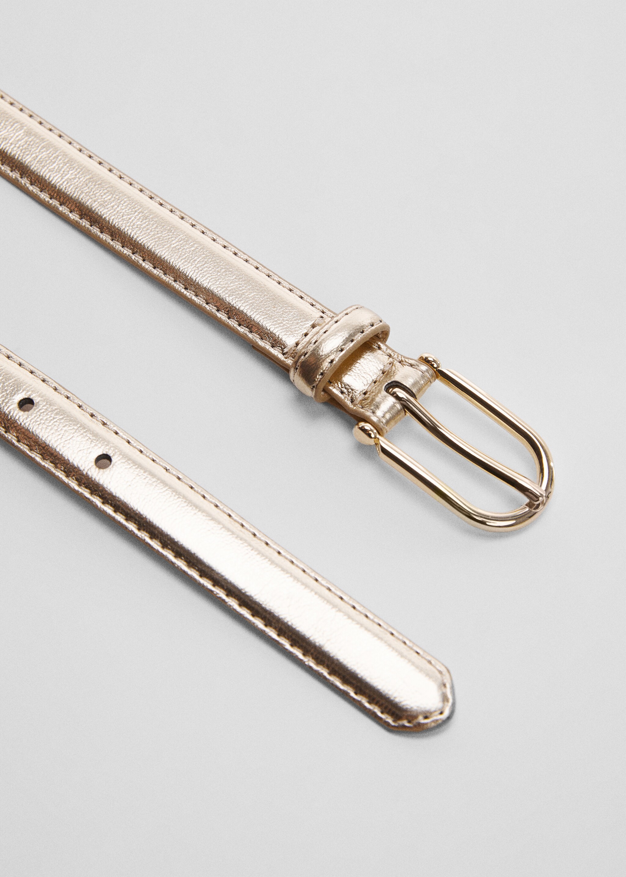Buckle skinny belt - Details of the article 1