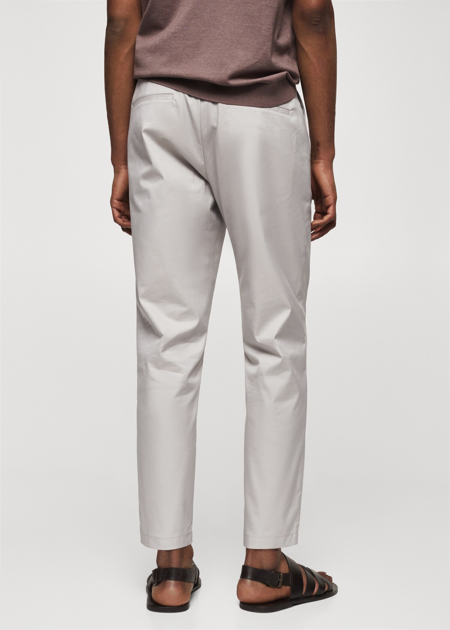 Pantalón slim fit algodón - Reverso del artículo