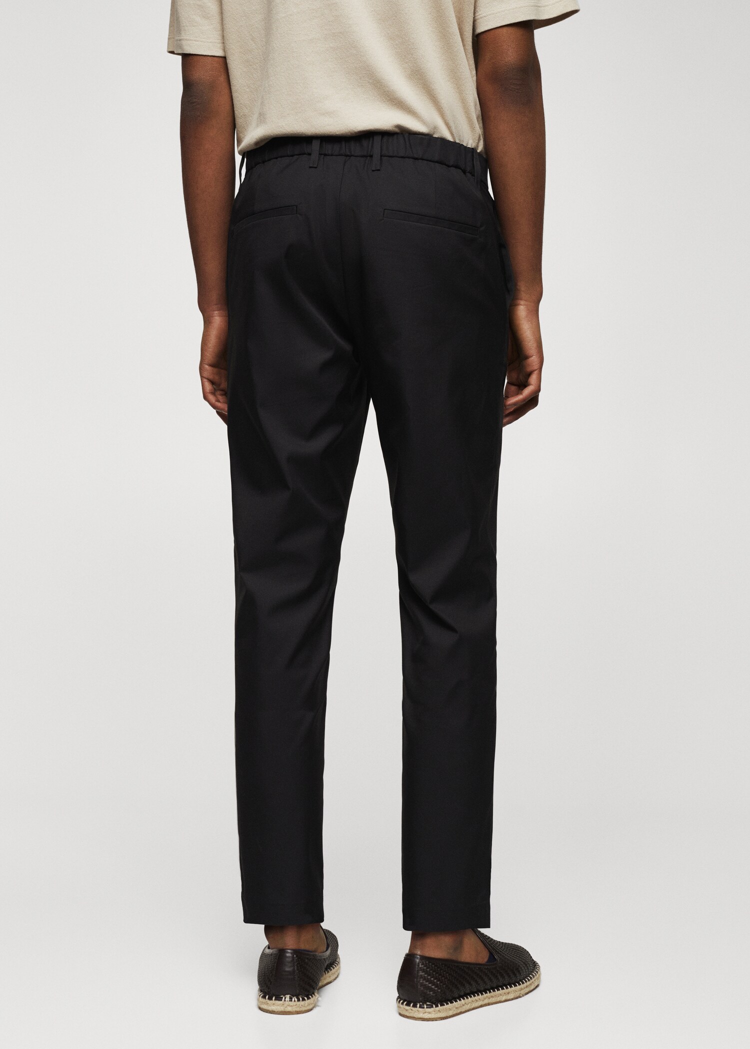 Pantalon slim fit coton - Verso de l’article