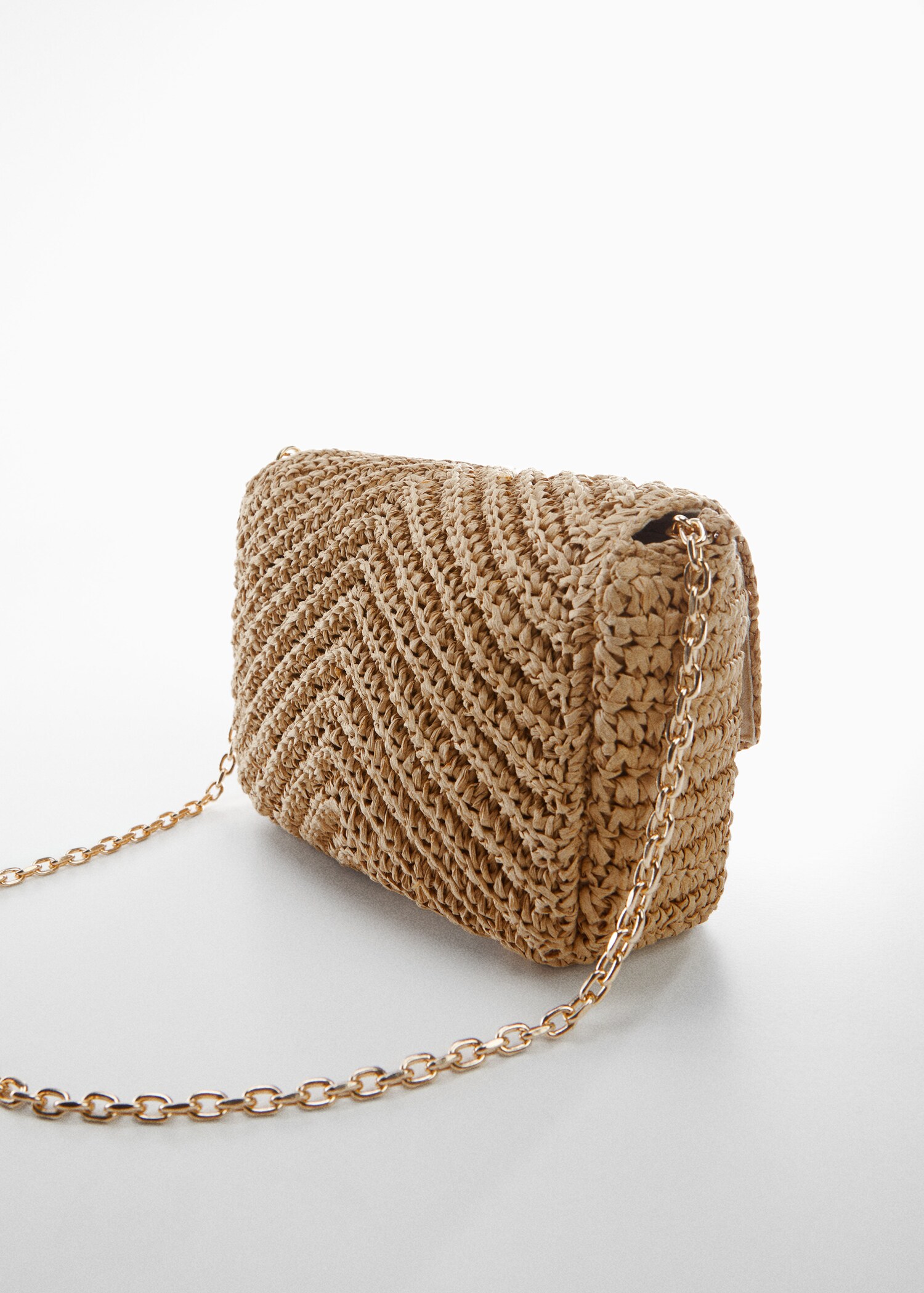 Natural fibre bag with flap - Details of the article 1