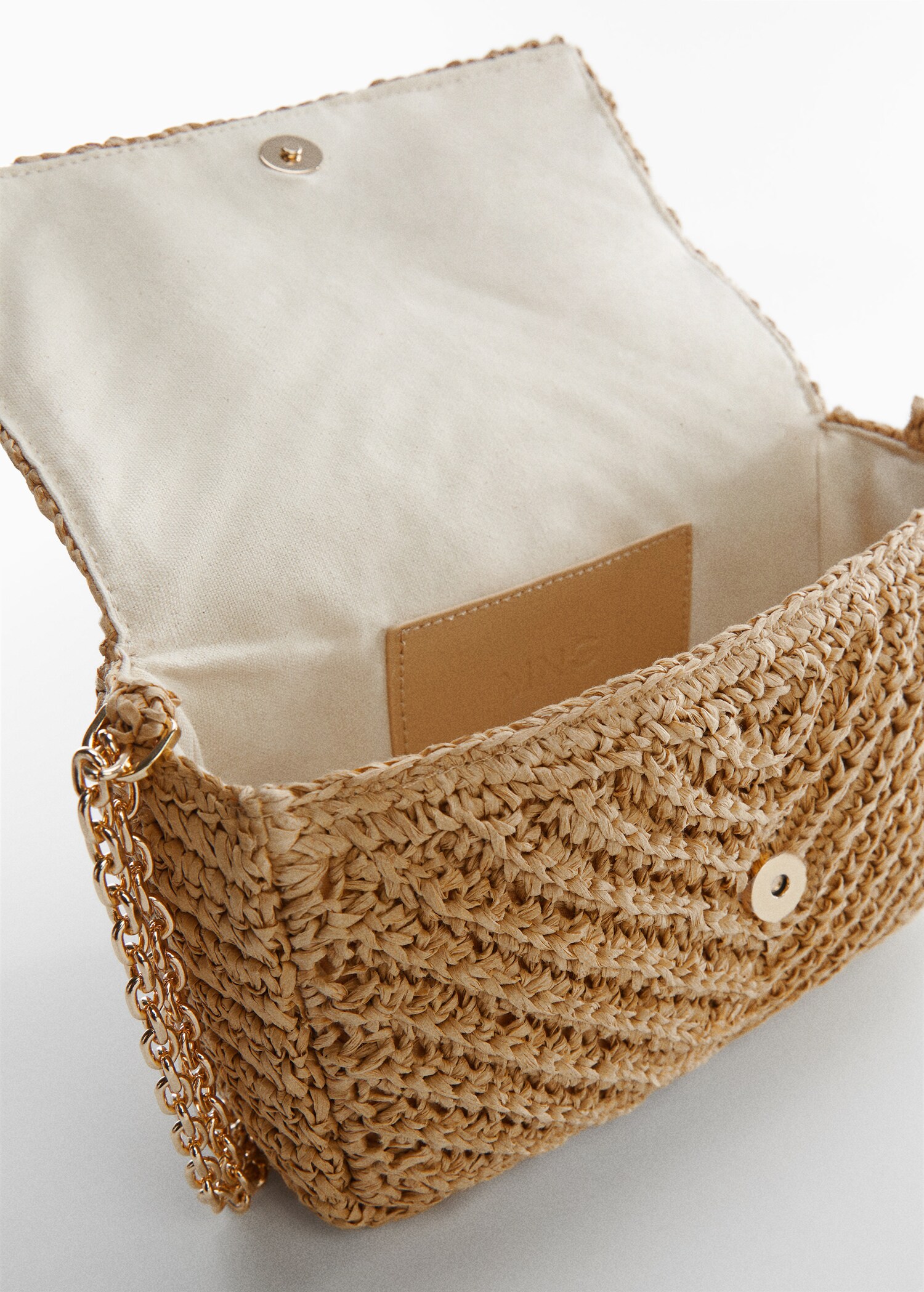 Natural fibre bag with flap - Details of the article 2