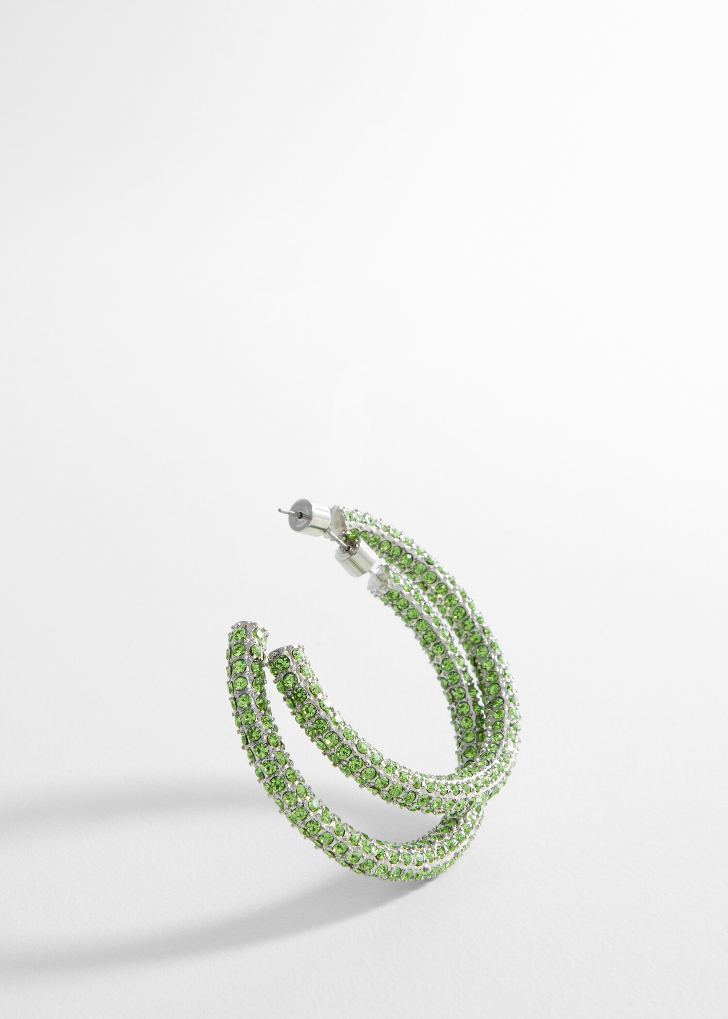 Pendientes aros strass - Detalle del artículo 1