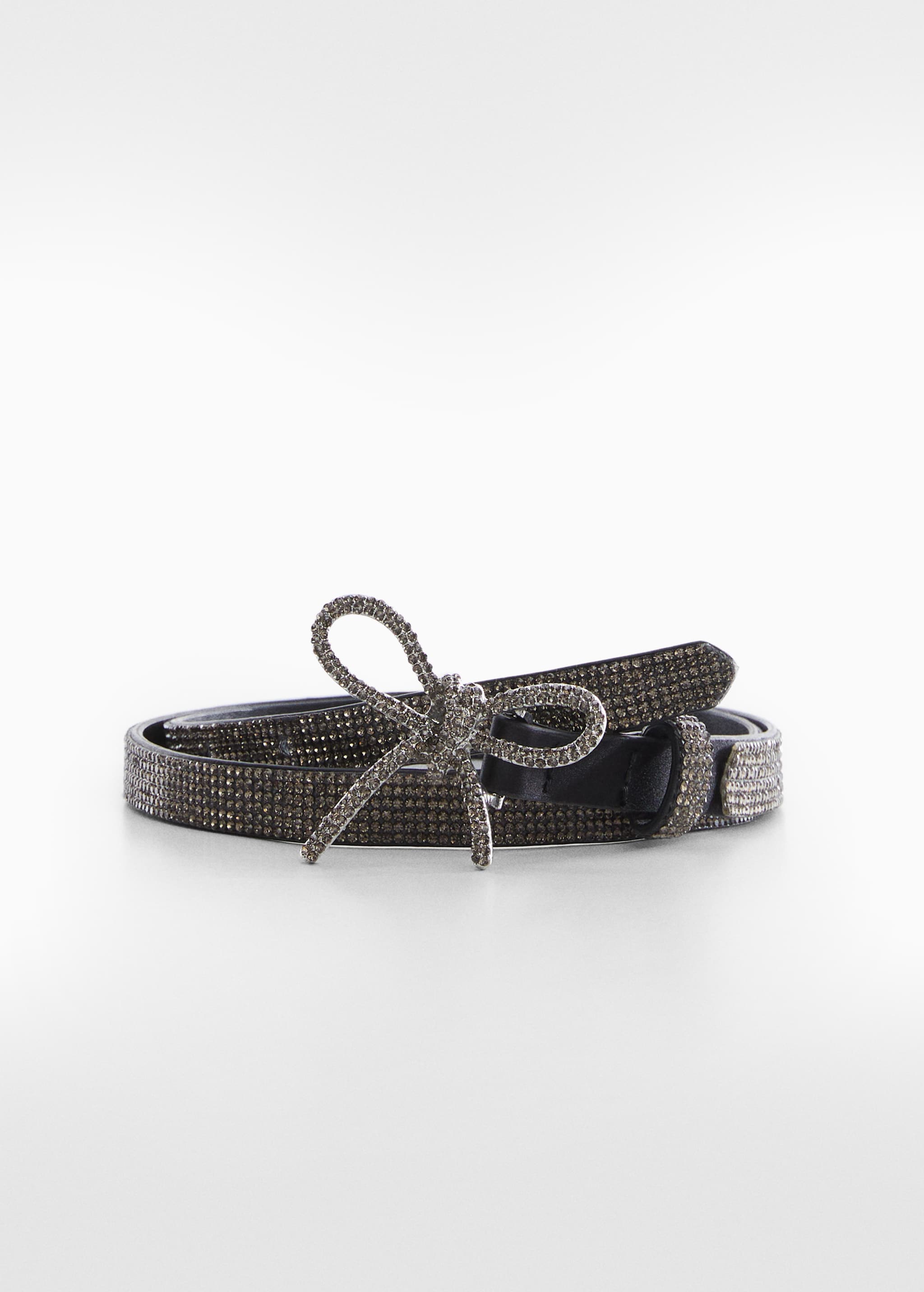 Rhinestone belt with bow Women MANGO Vietnam - Main Image