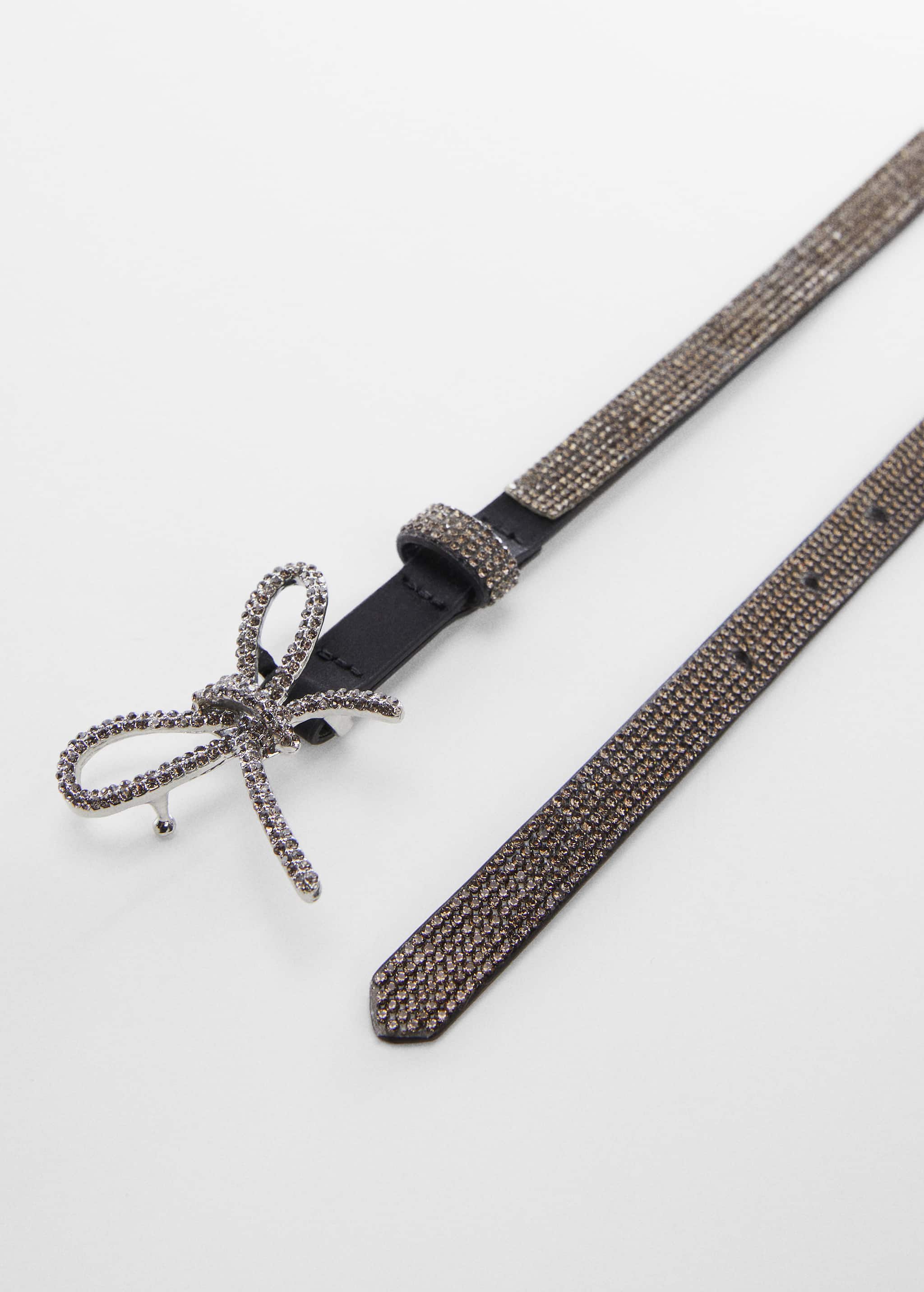 Rhinestone belt with bow - Details of the article 2