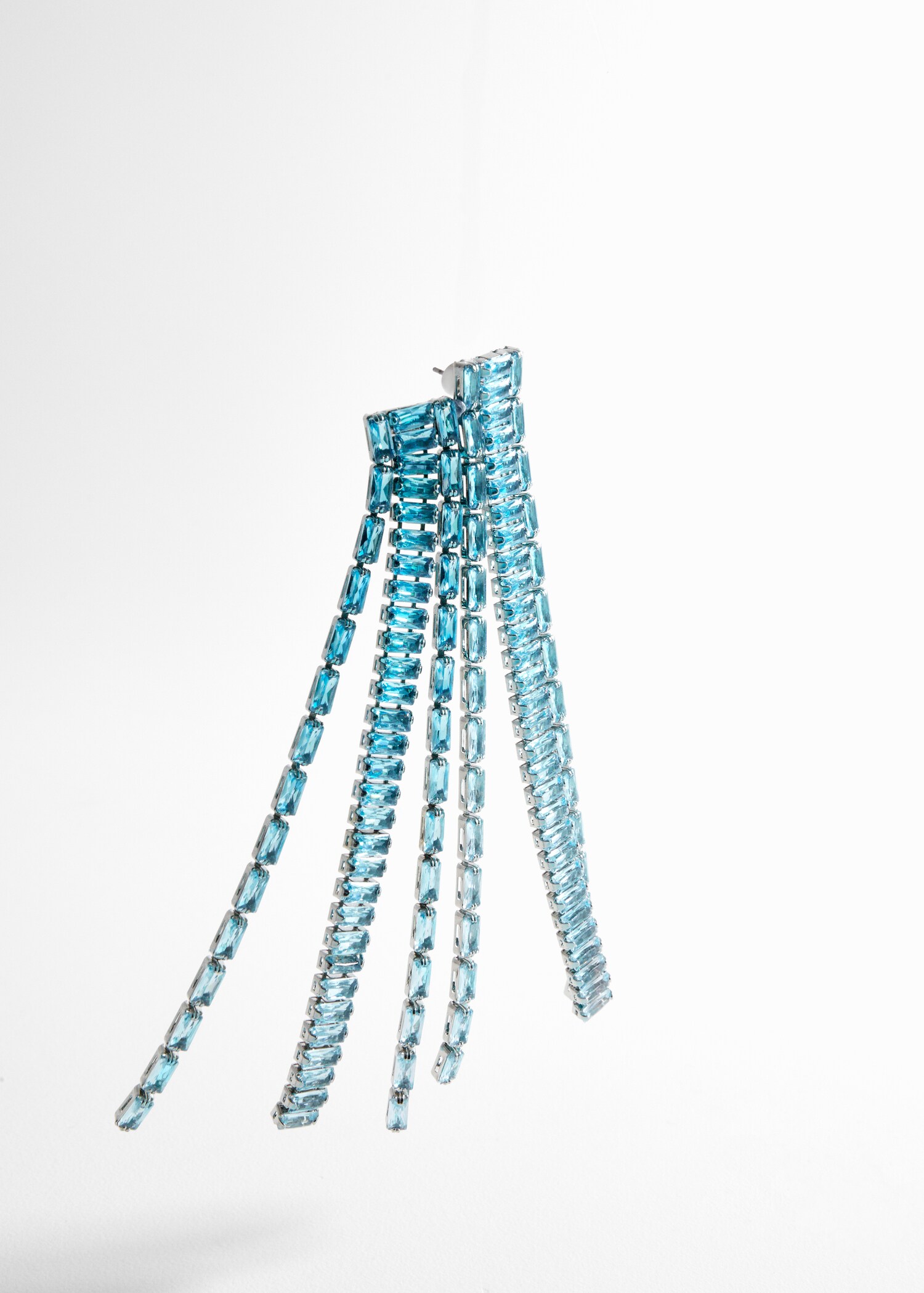 Long rhinestone earrings - Details of the article 1