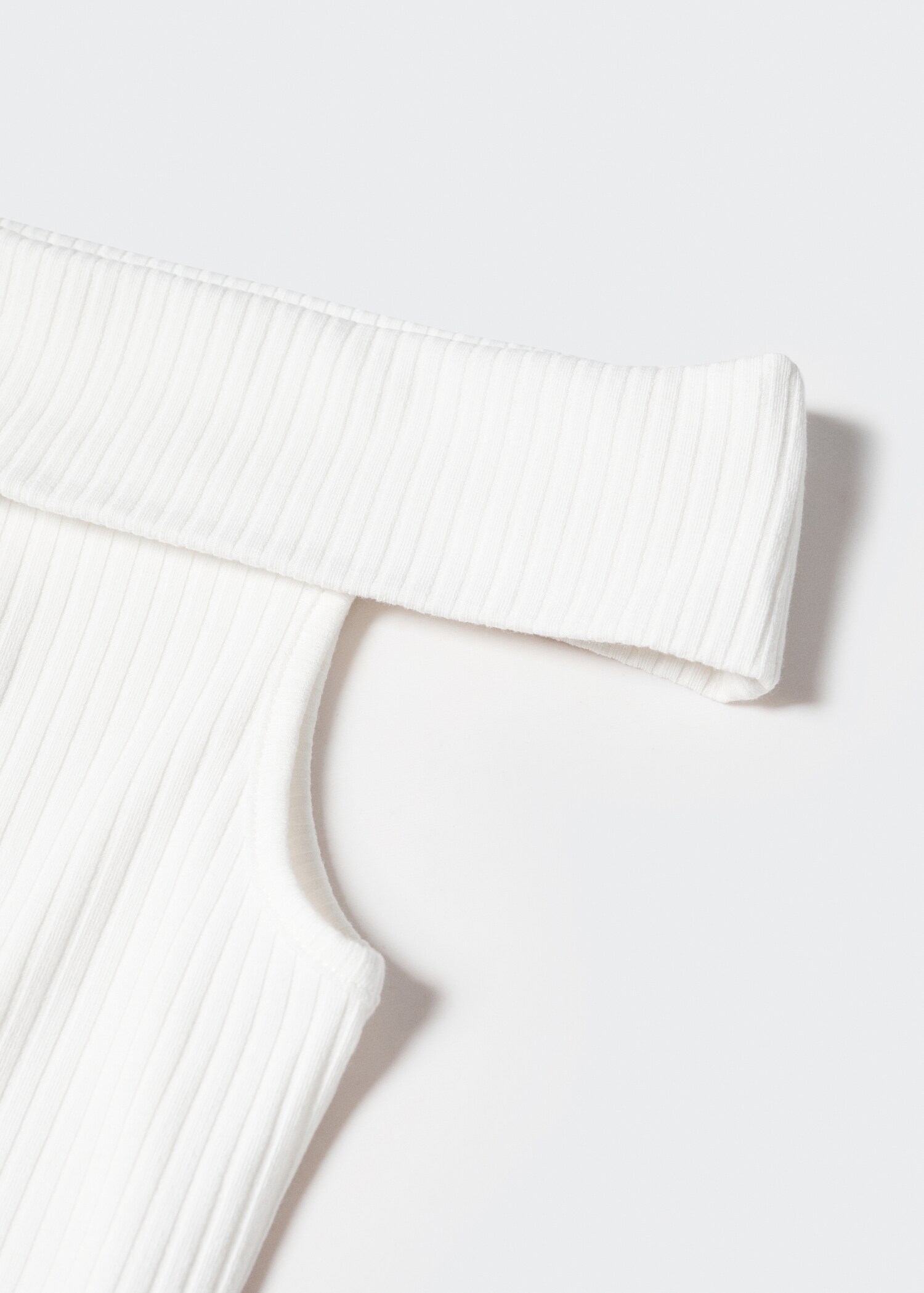 Ribbed crop top - Details of the article 8