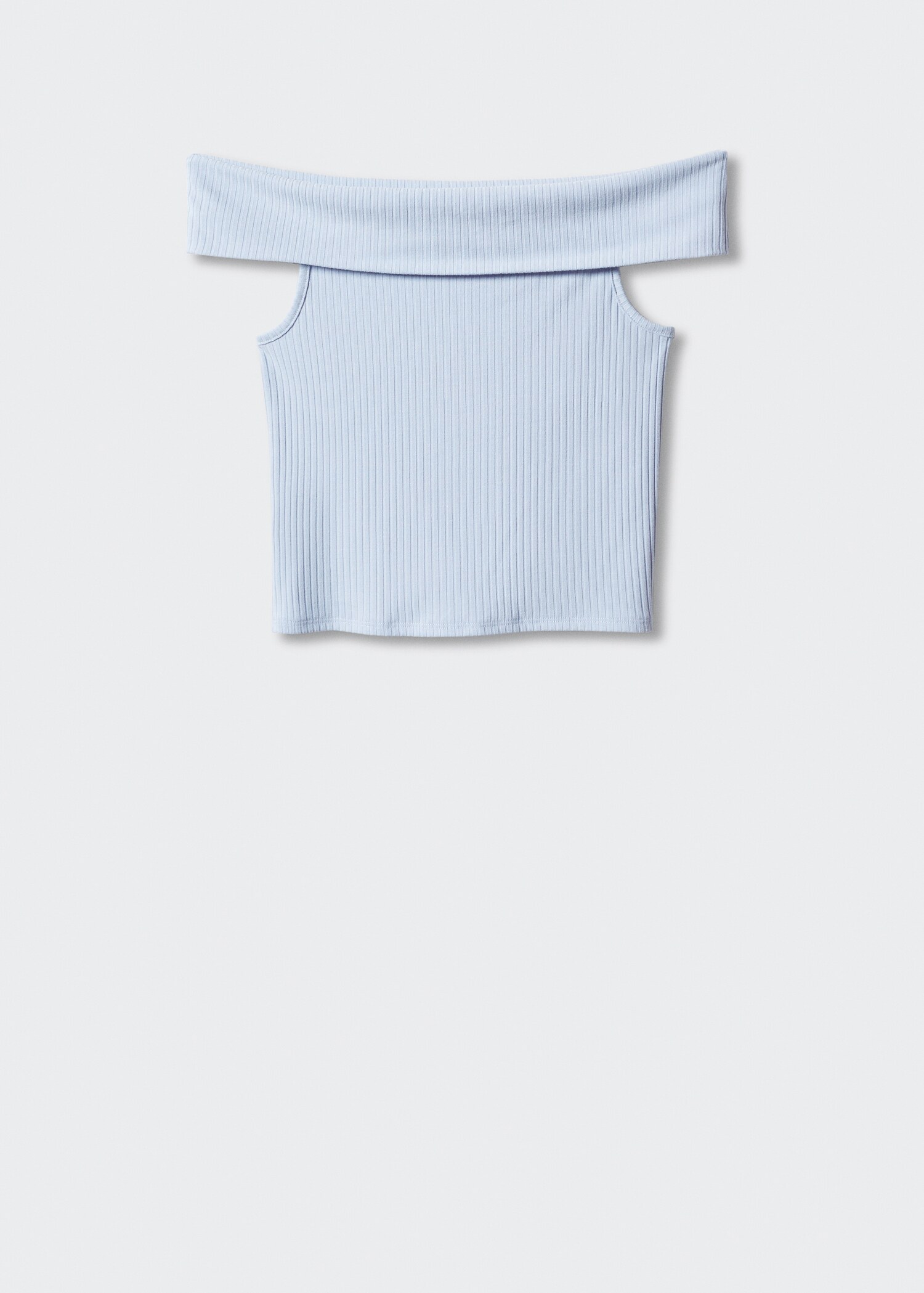 Ribbed crop top - Article without model