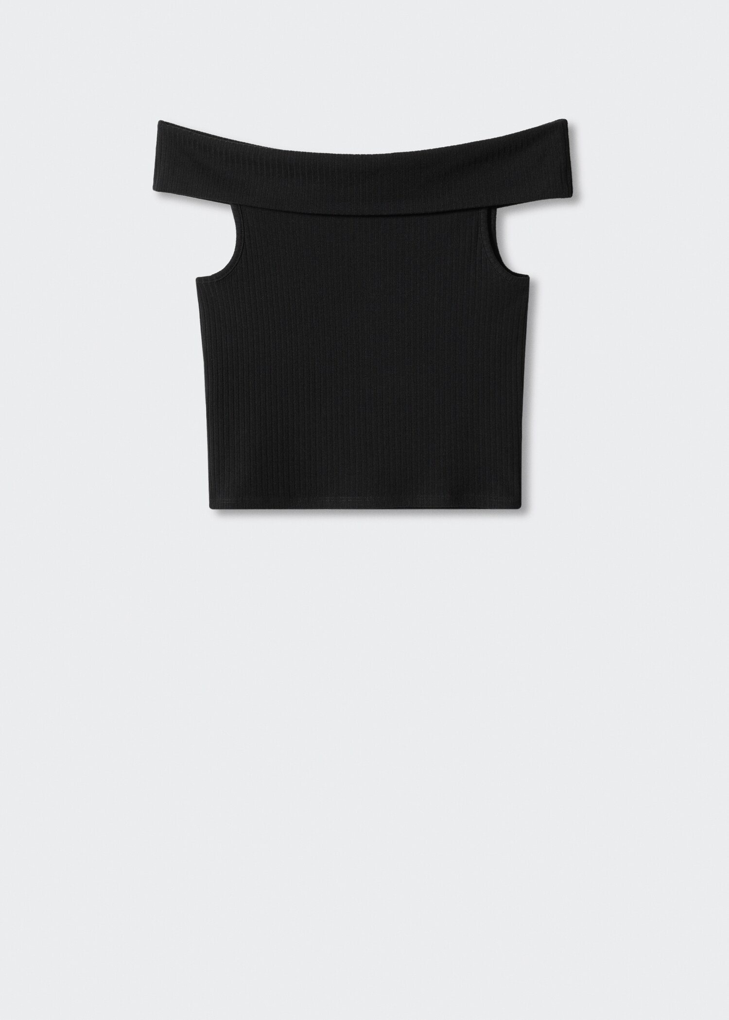 Ribbed crop top - Article without model