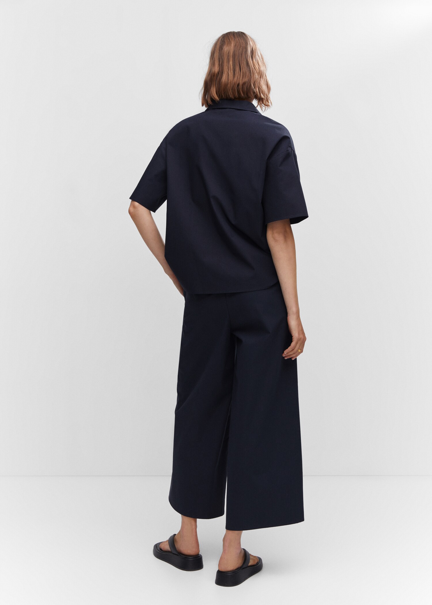 Pantalón culotte algodón - Reverso del artículo