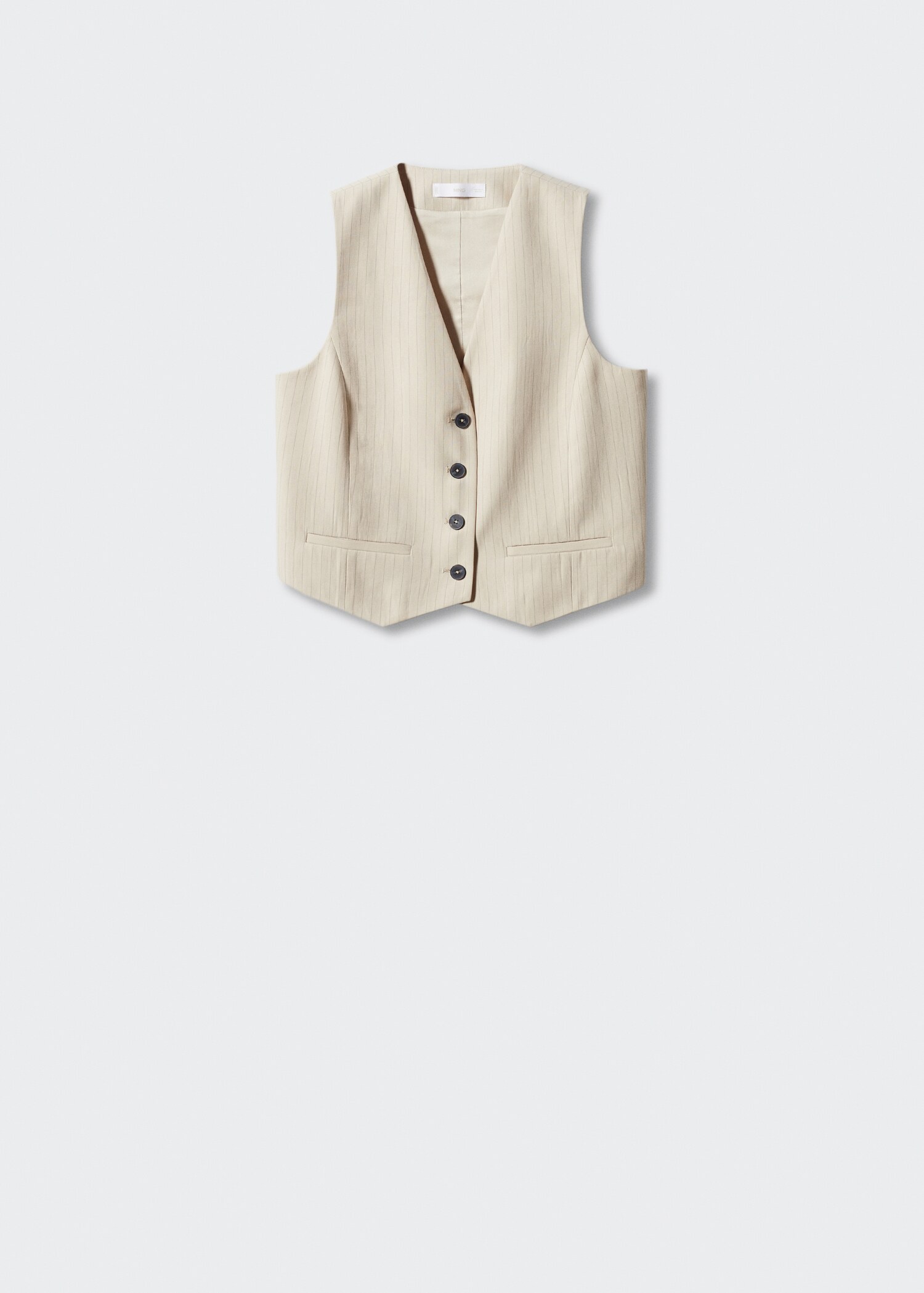 Pinstriped waistcoat - Article without model