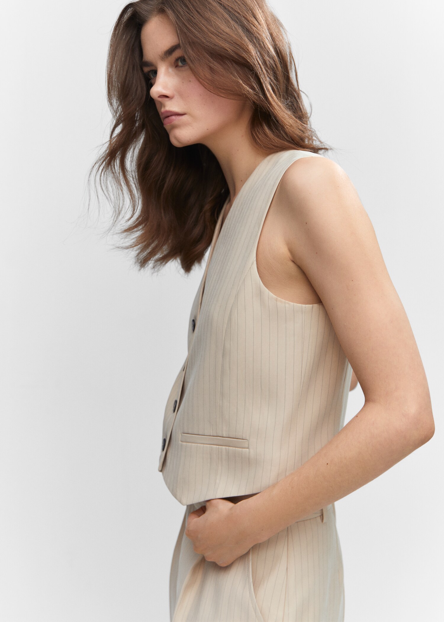 Pinstriped waistcoat - Details of the article 1