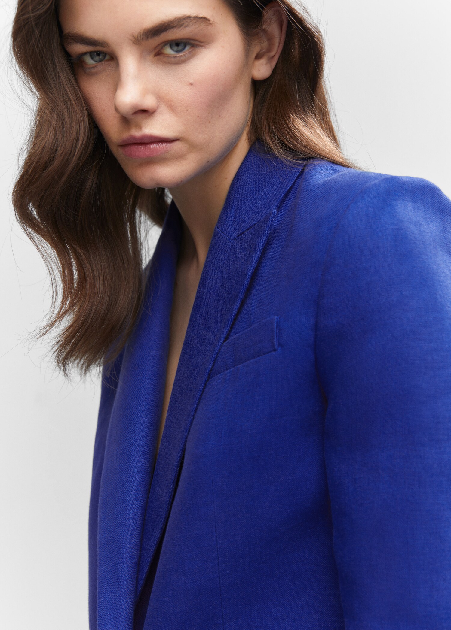 Linen blazer suit - Details of the article 1