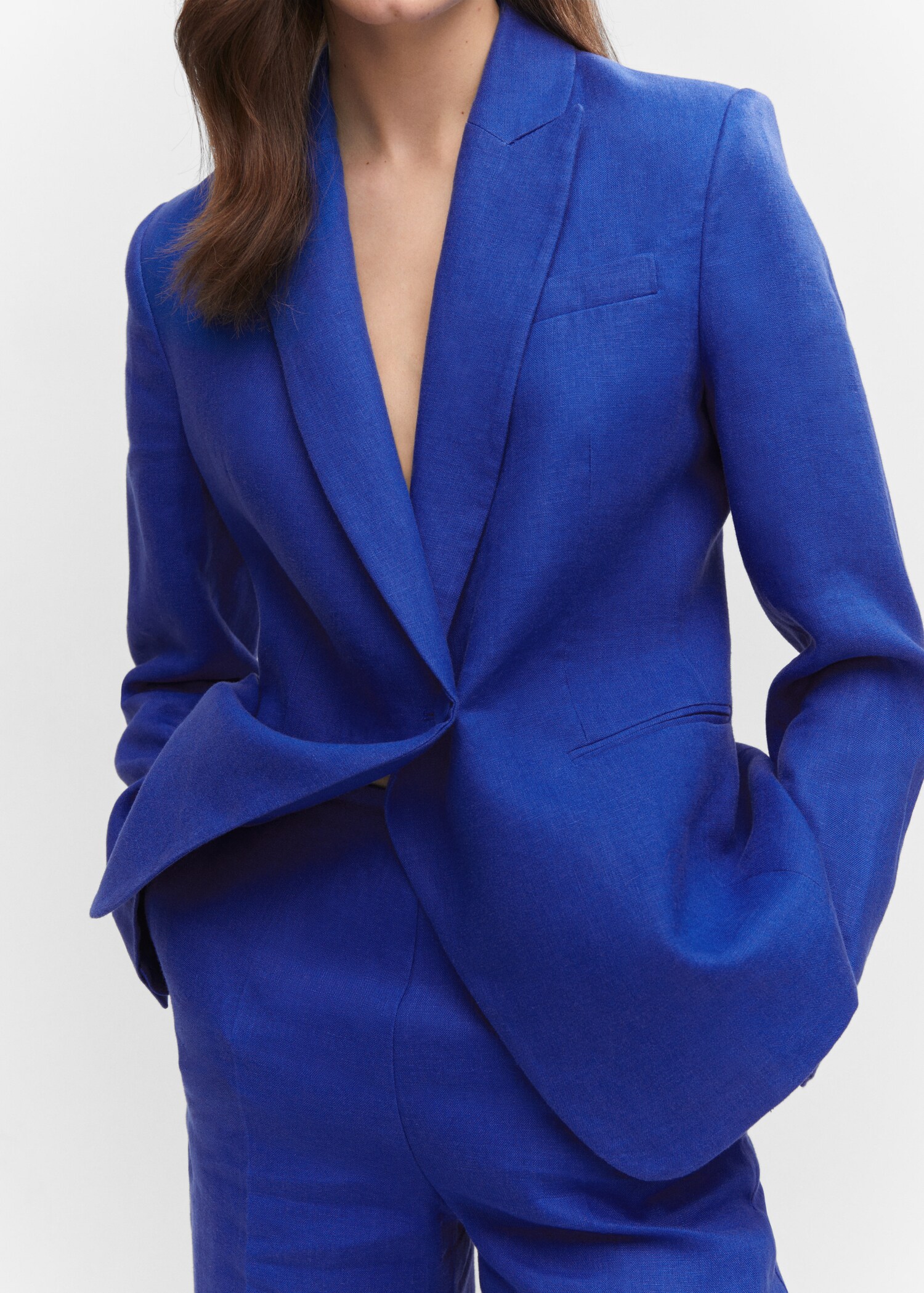 Linen blazer suit - Details of the article 6