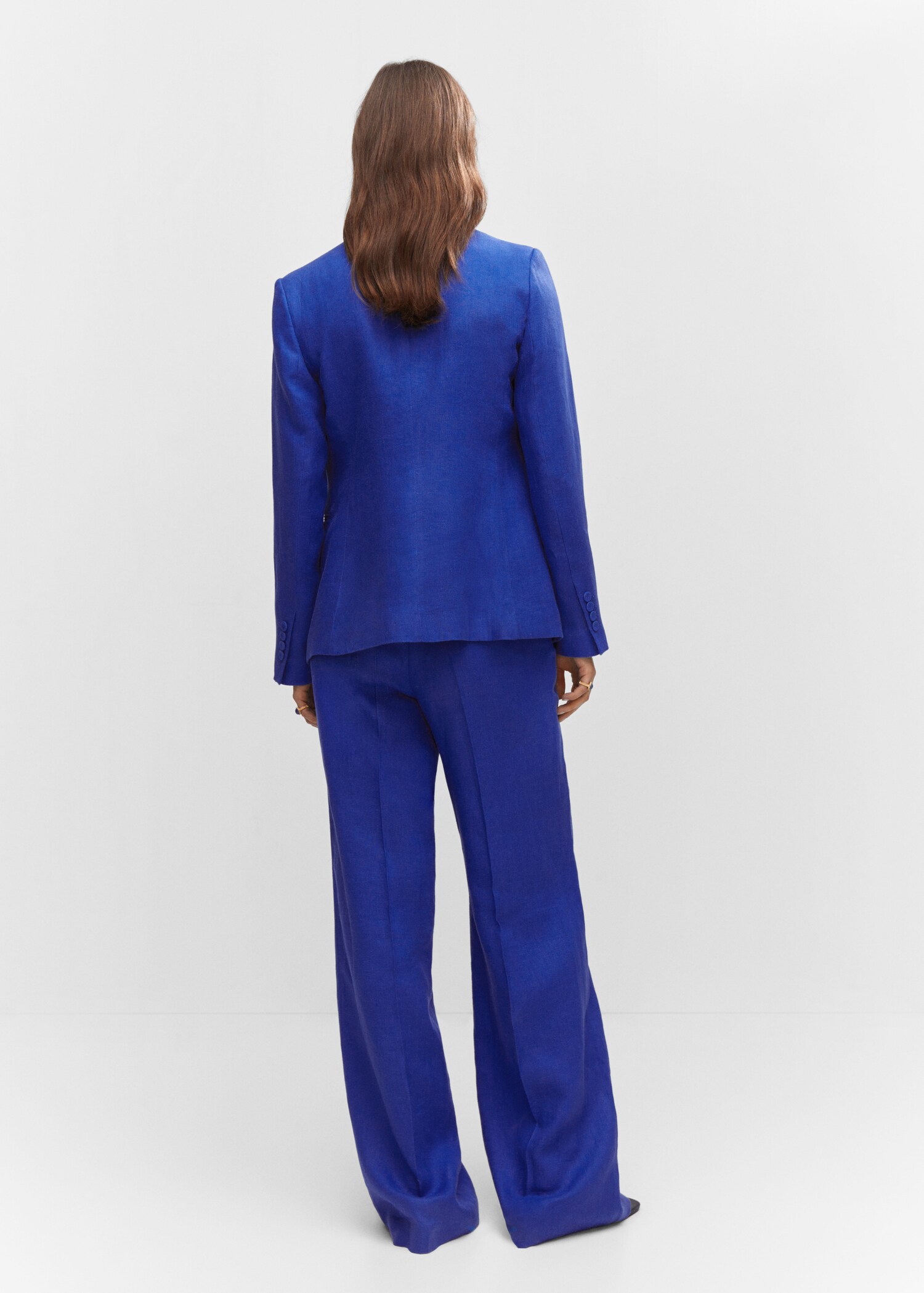 Linen blazer suit - Reverse of the article