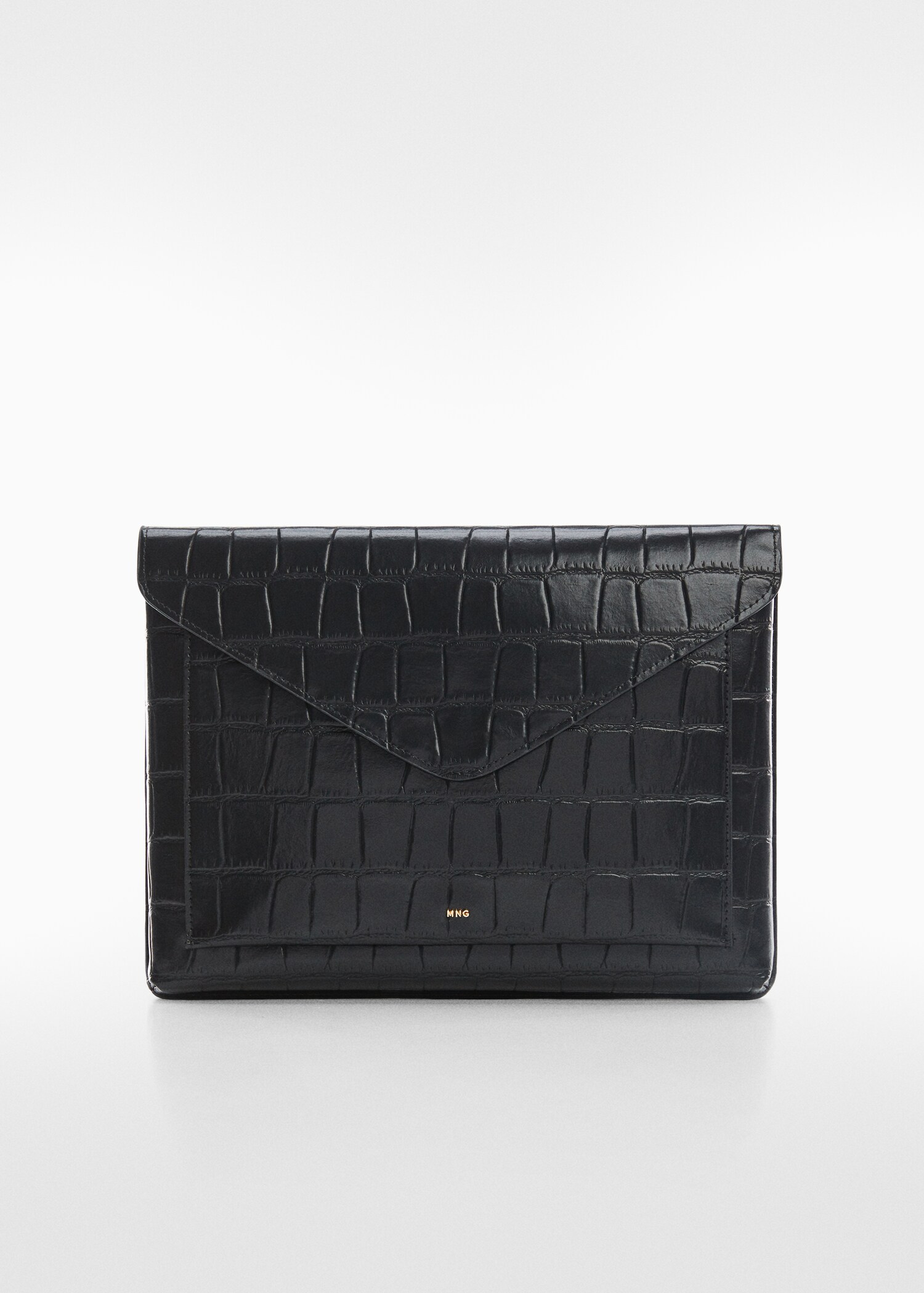 Crocodile laptop case with flap - Article without model