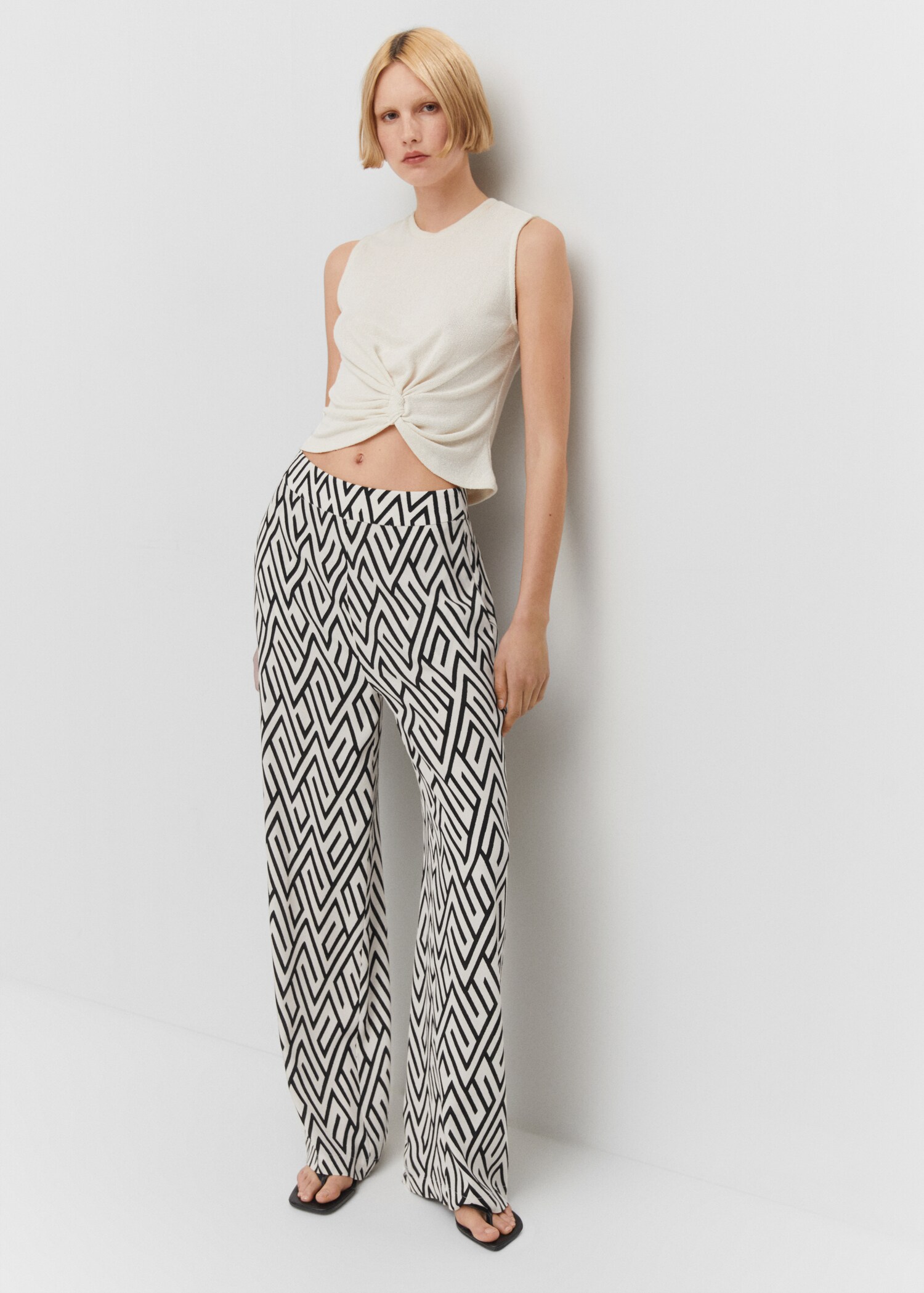 Pantalon fluide imprimé - Détail de l'article 2