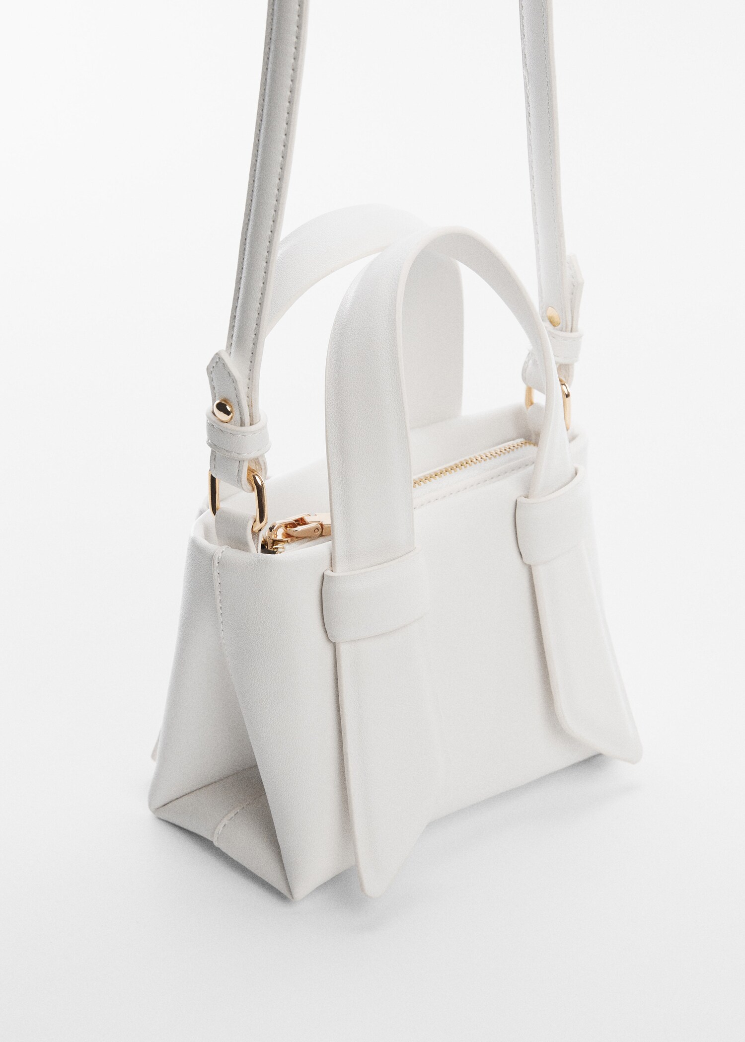 Crossbody bag with double handle - Medium plane