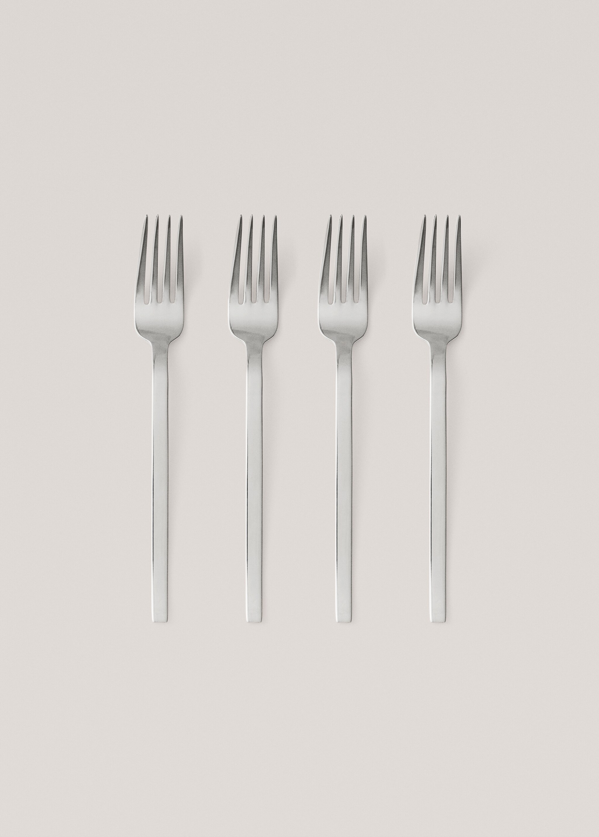 Pack of 4 100% steel forks - Article without model