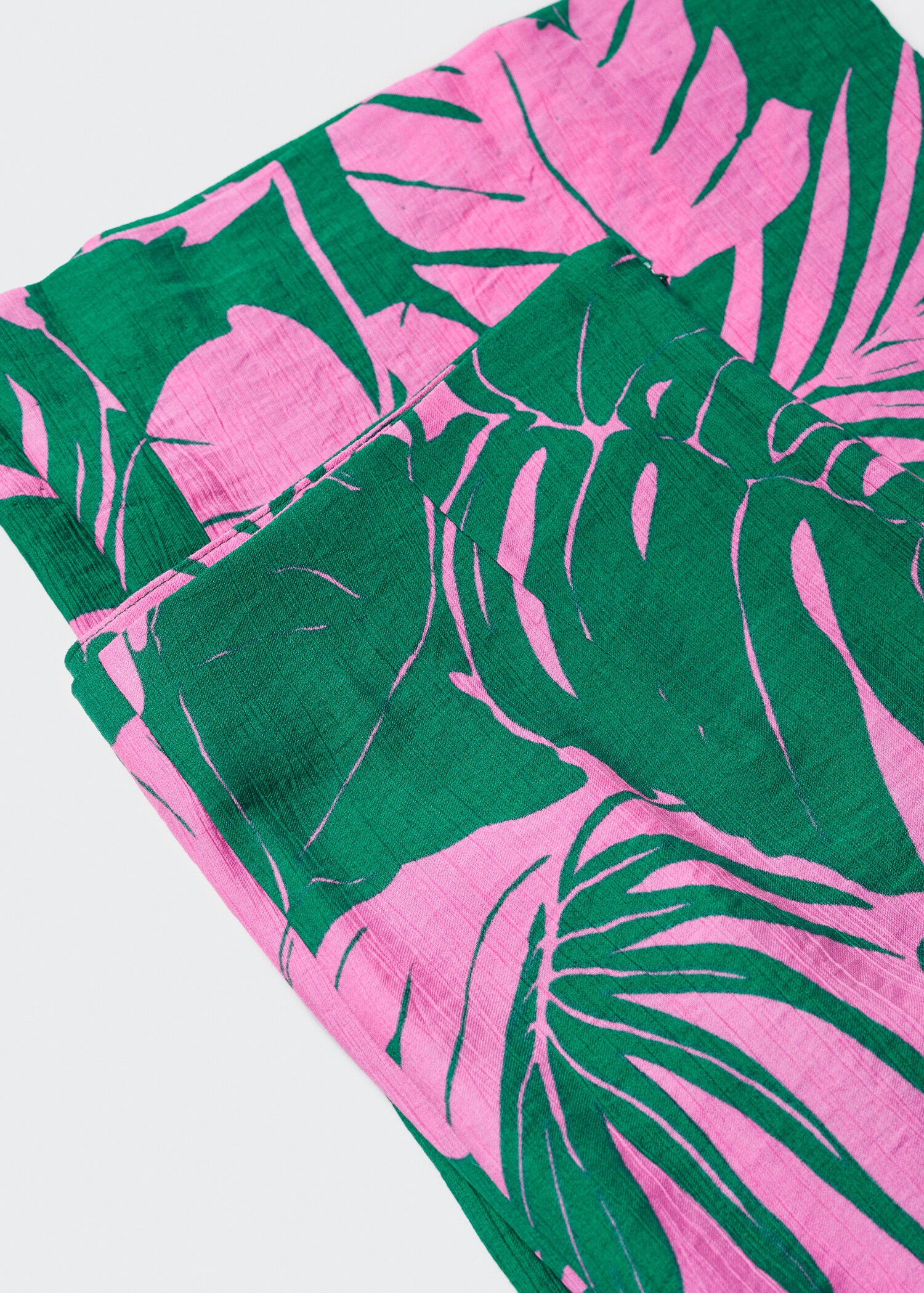 Wide leg printed pants - Details of the article 8