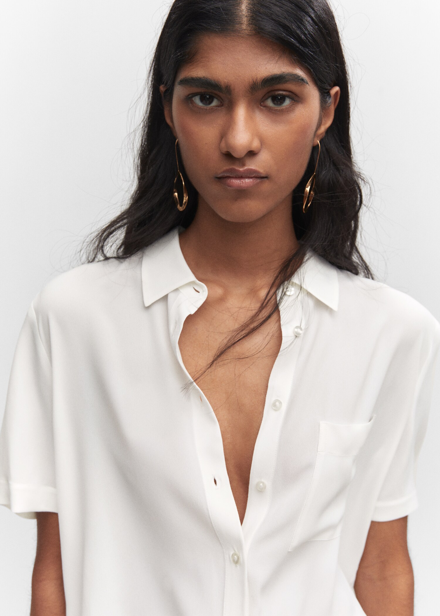 Camisa oversize bolsillo - Detalle del artículo 1