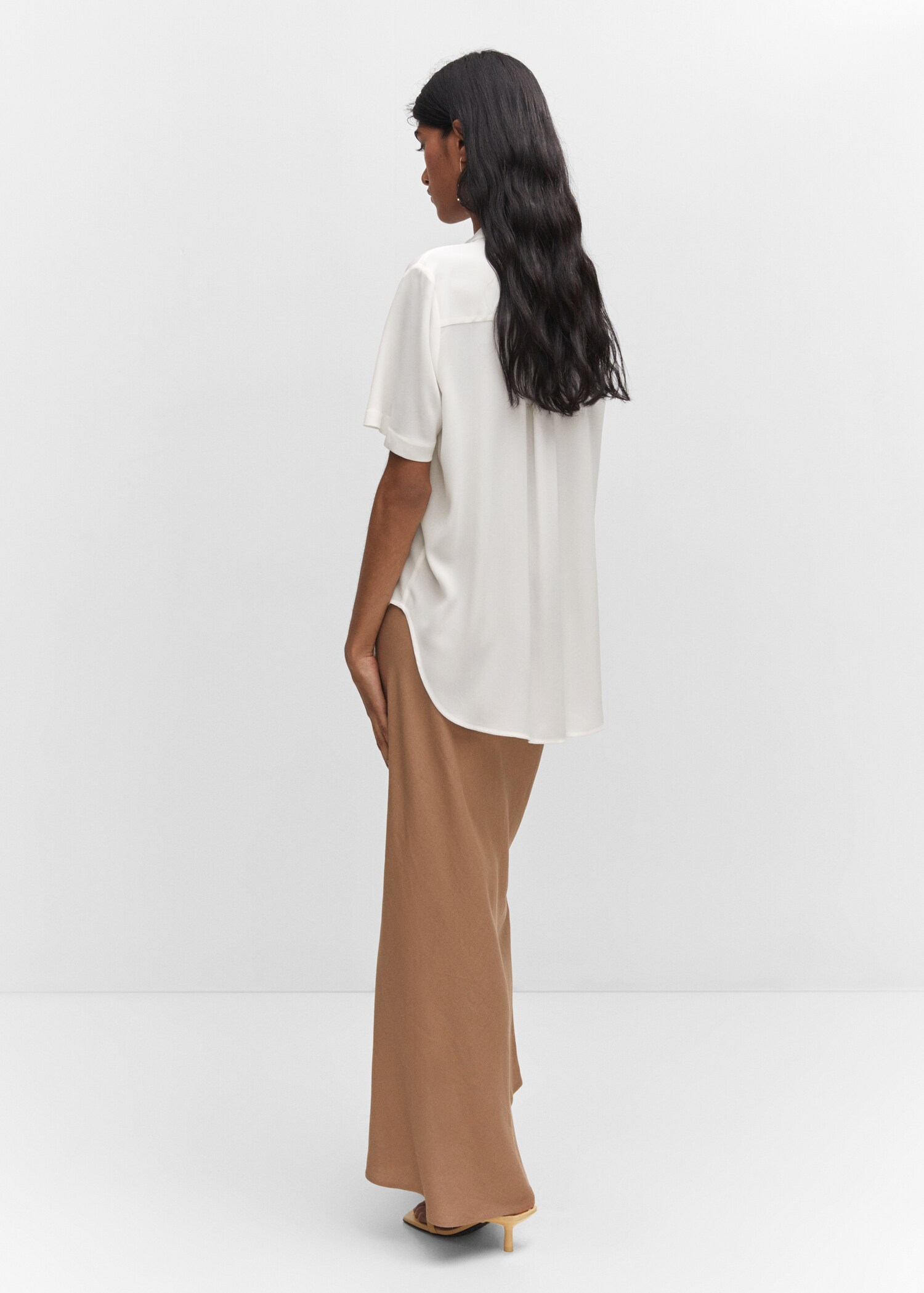 Camisa oversize bolsillo - Reverso del artículo